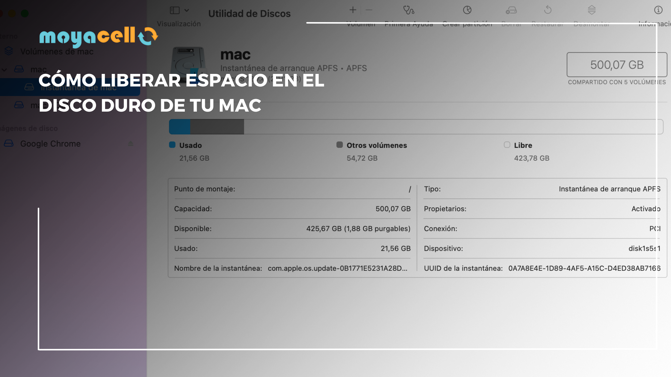 Cómo liberar espacio en el disco duro de tu Mac