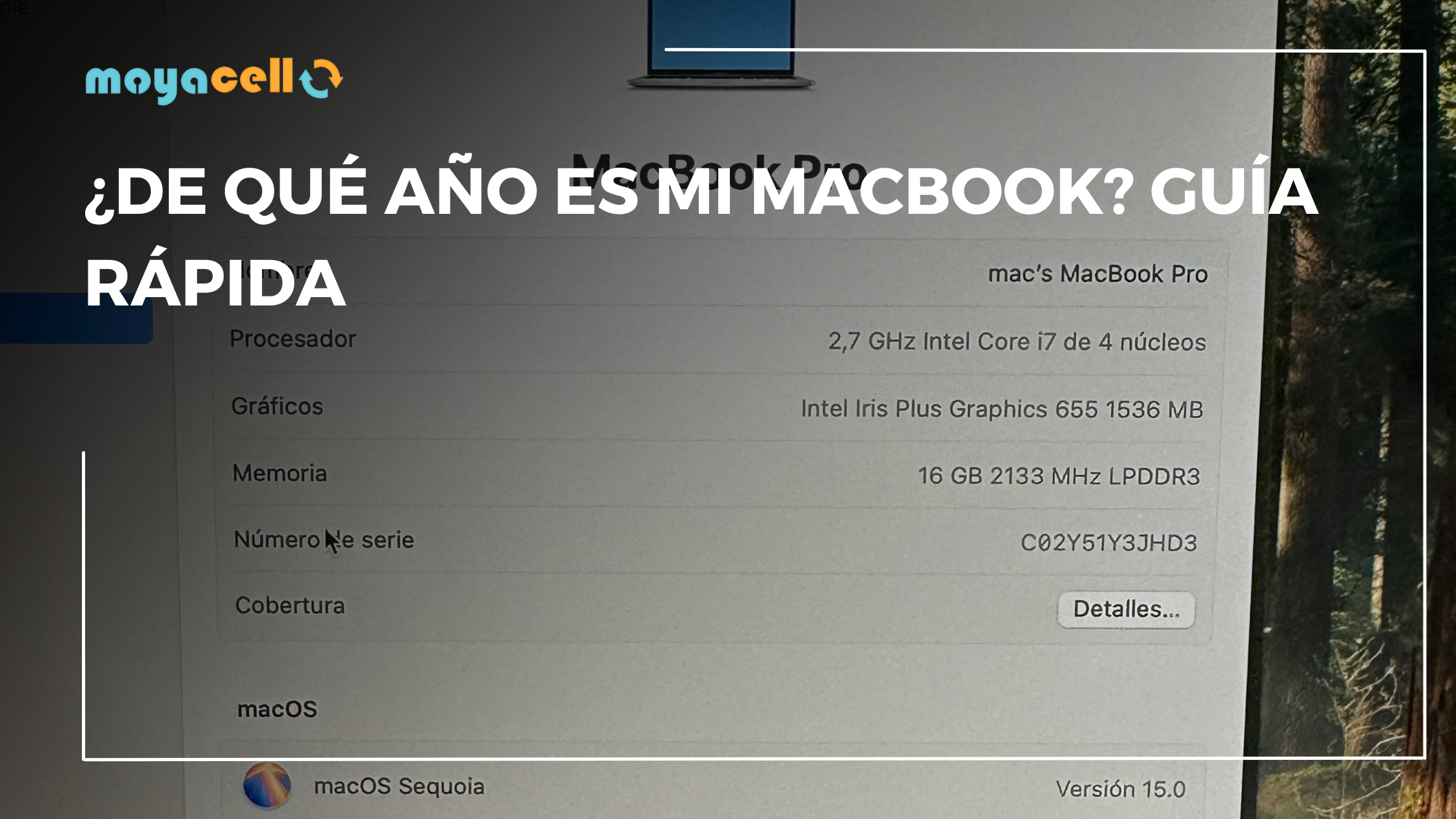 ¿De qué año es mi MacBook? Guía rápida