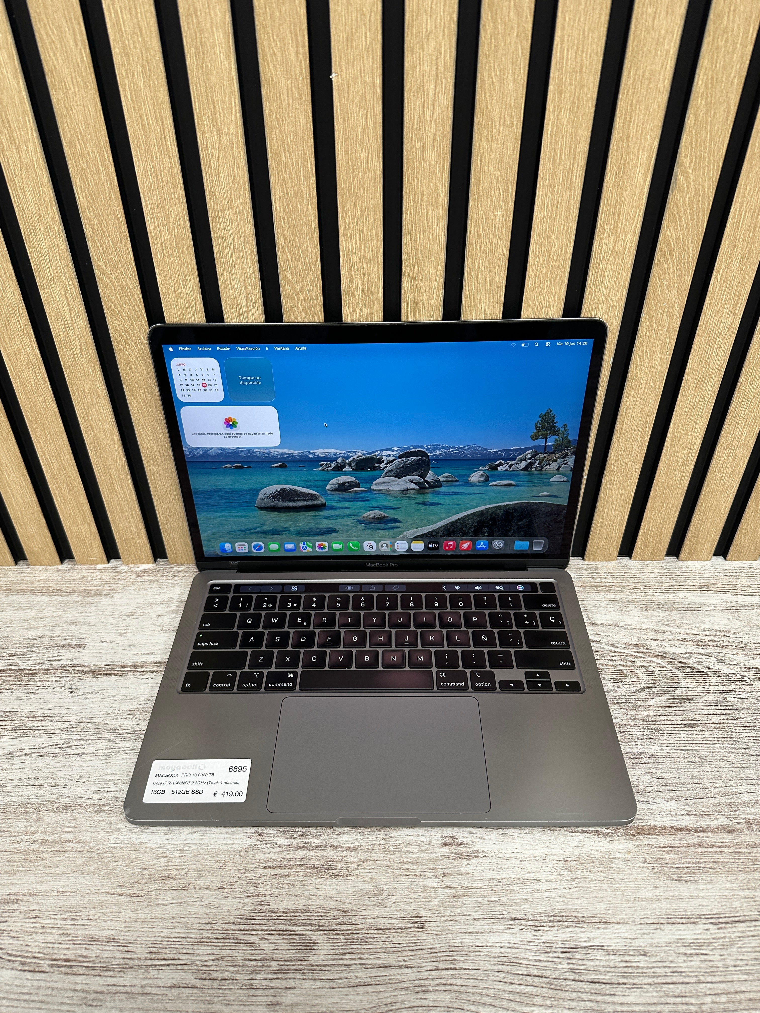 PRO 13 2020 TB Core i7 i7-1068NG7 2.3GHz (Total: 4 núcleos) 16GB 512GB SSD