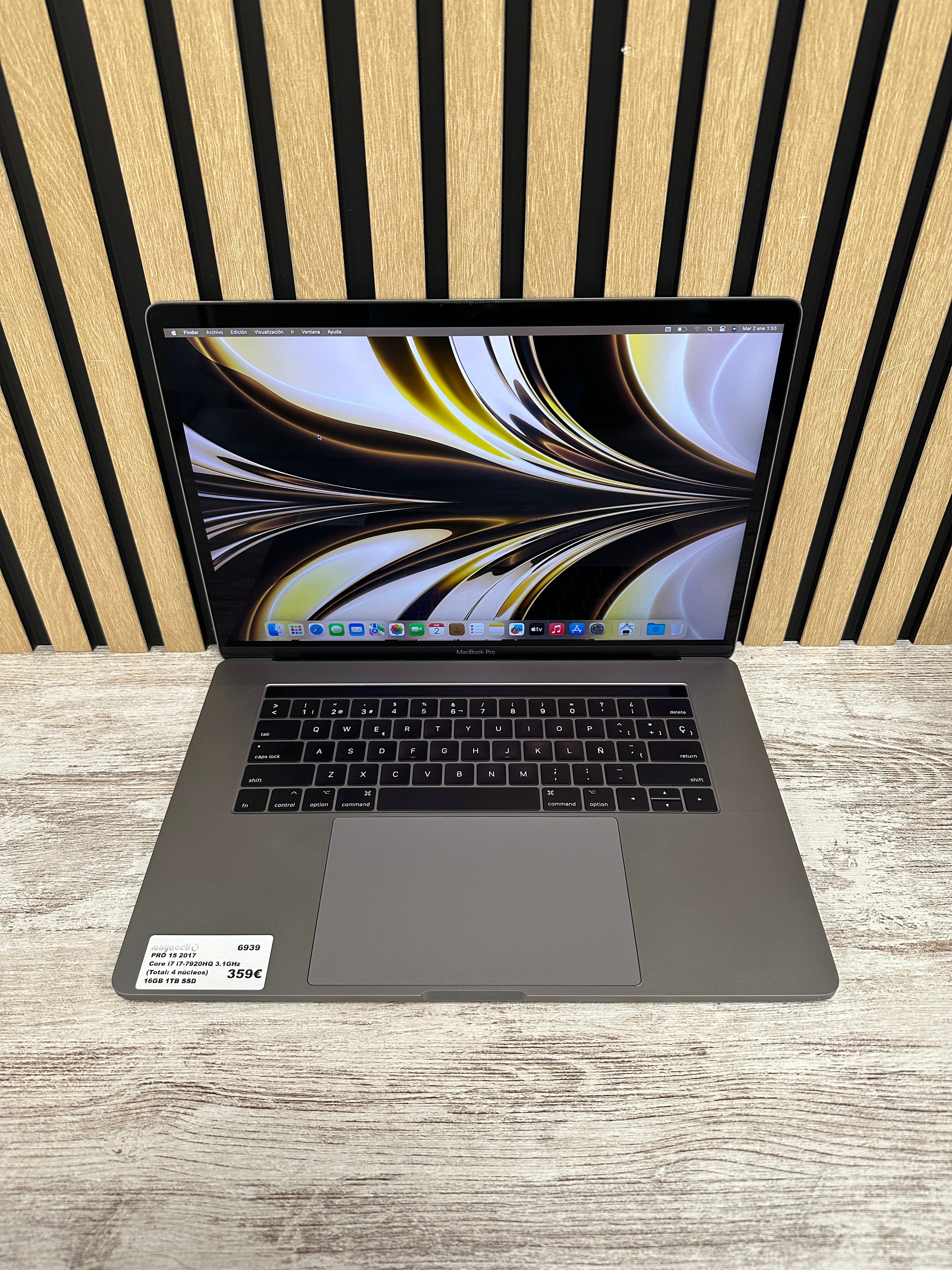 MacBook PRO 15 2017 Core i7 16GB 1TB SSD - Moyacell
