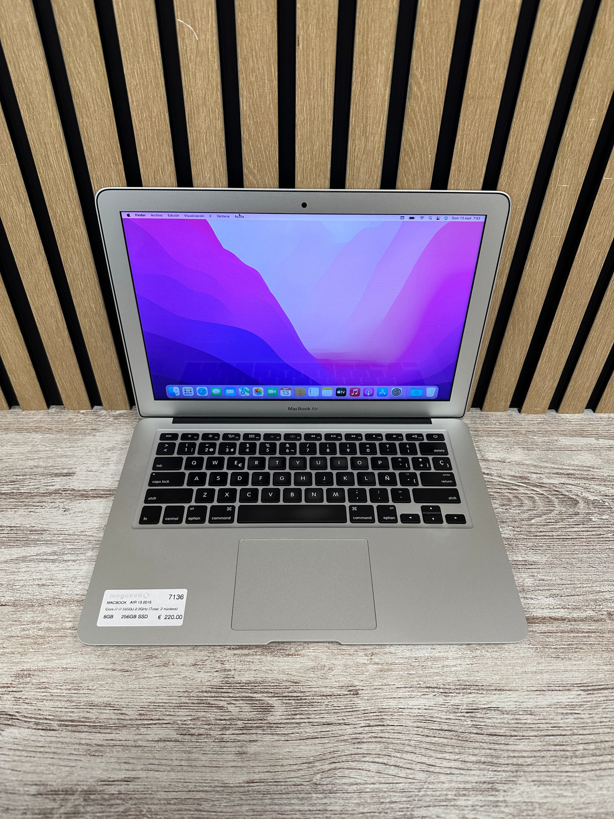 MacBook Air 13" 2015 i7 8GB 256GB SSD - Moyacell