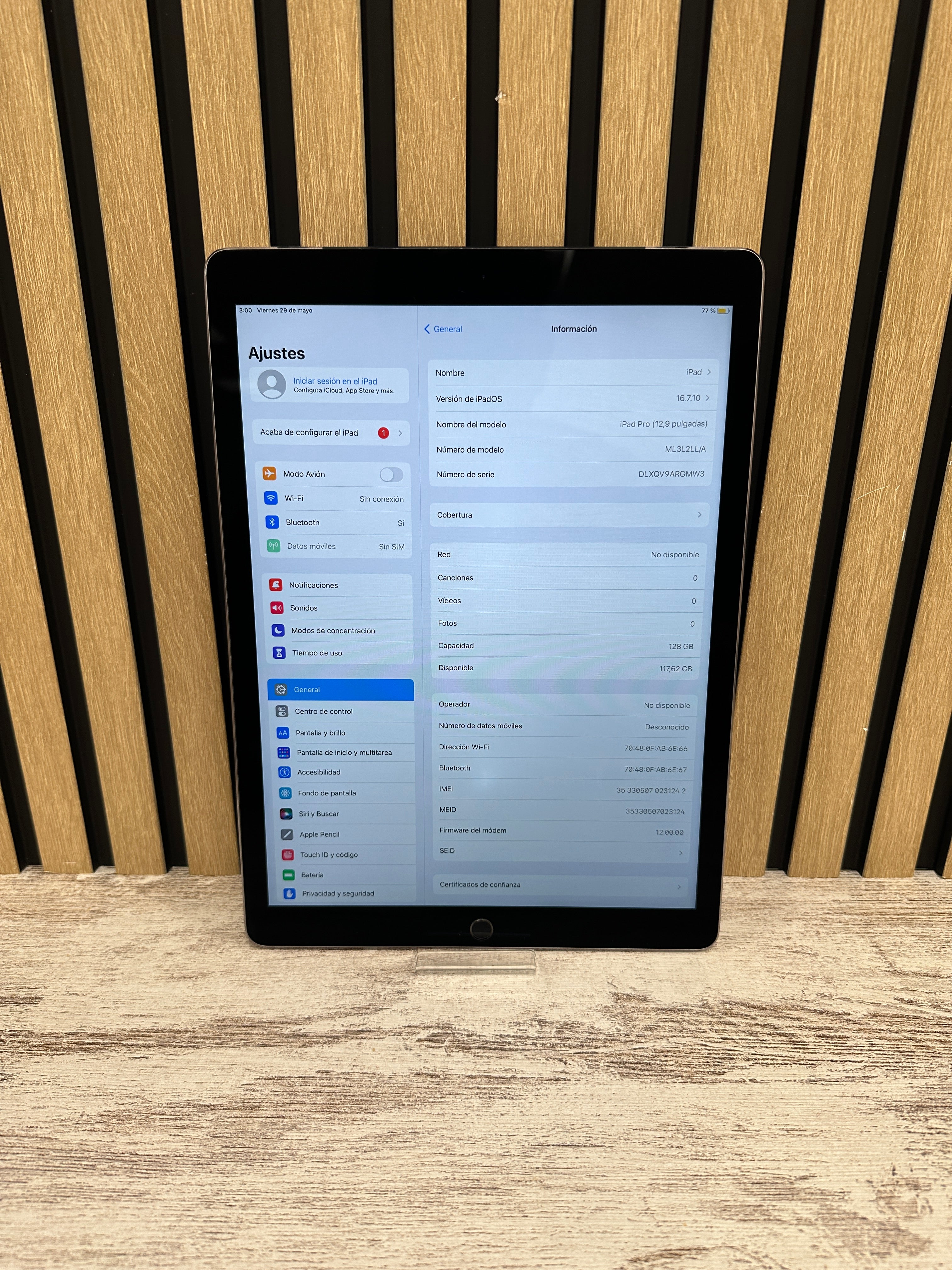 IPAD PRO 12.9" (1ST GEN) 2015 128GB SIM
