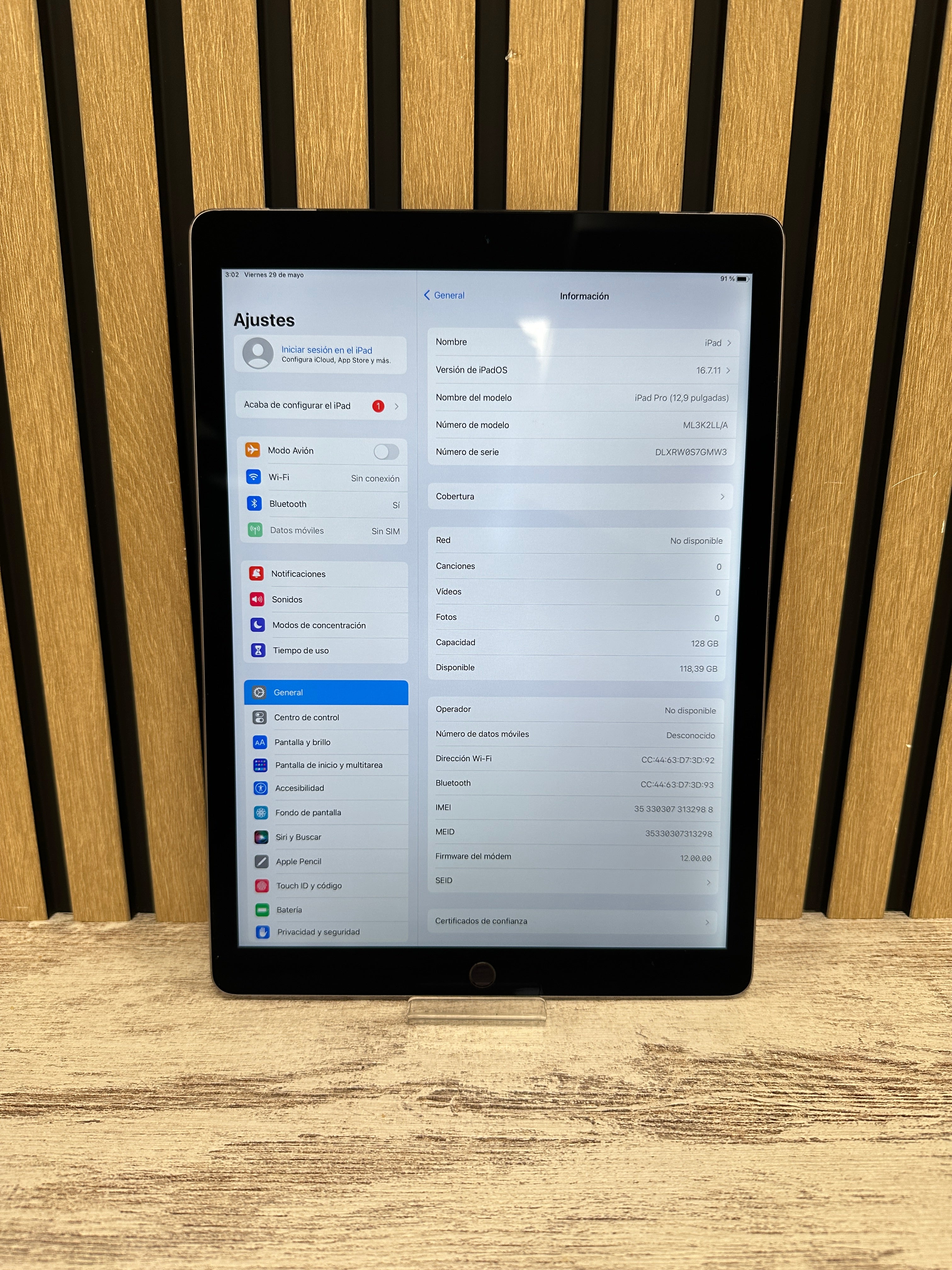 IPAD PRO 12.9" (1ST GEN) 2015 128GB SIM
