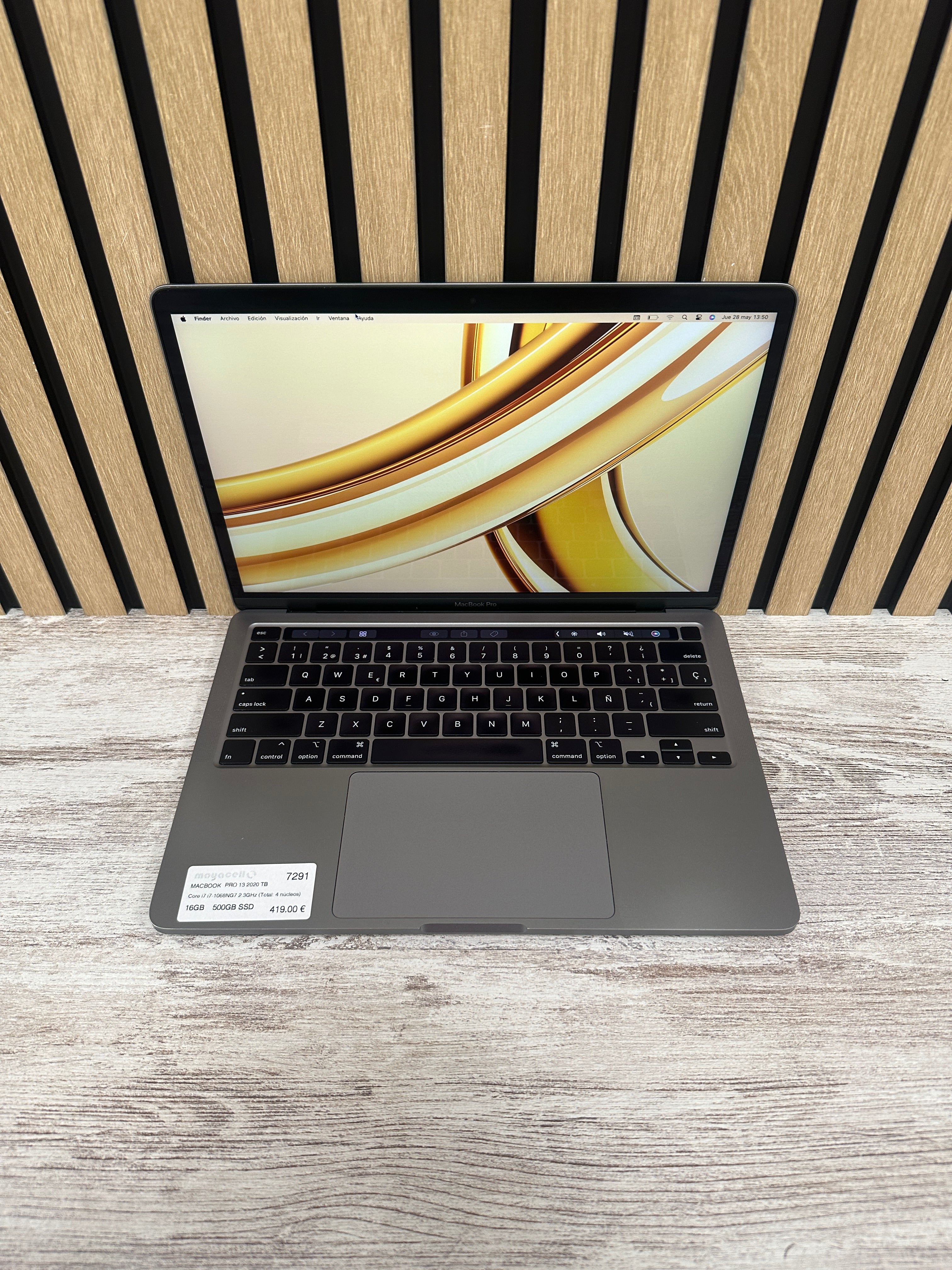 PRO 13 2020 TB Core i7 i7-1068NG7 2.3GHz (Total: 4 núcleos) 16GB 500GB SSD