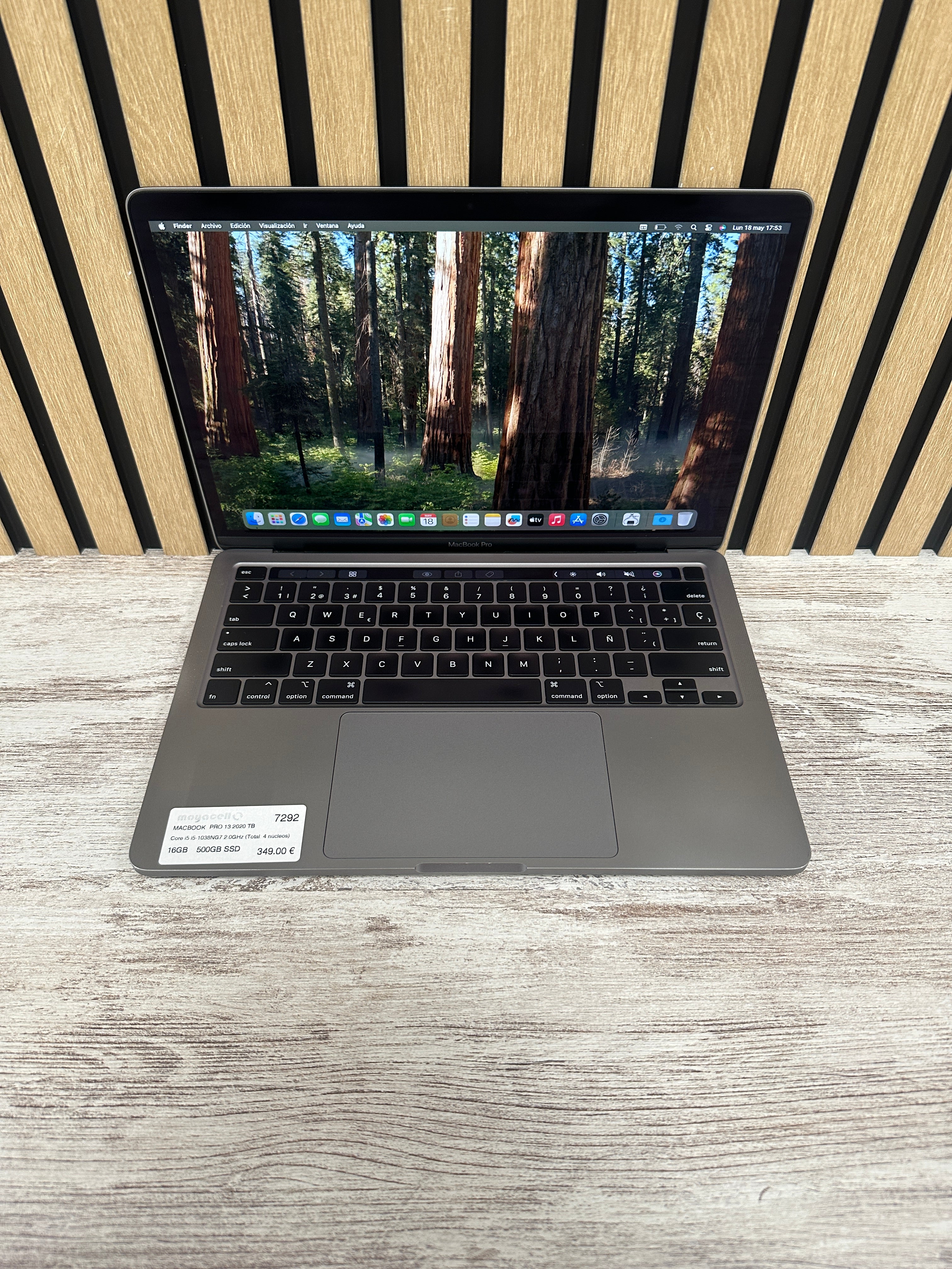 PRO 13 2020 TB Core i5 i5-1038NG7 2.0GHz (Total: 4 núcleos) 16GB 500GB SSD