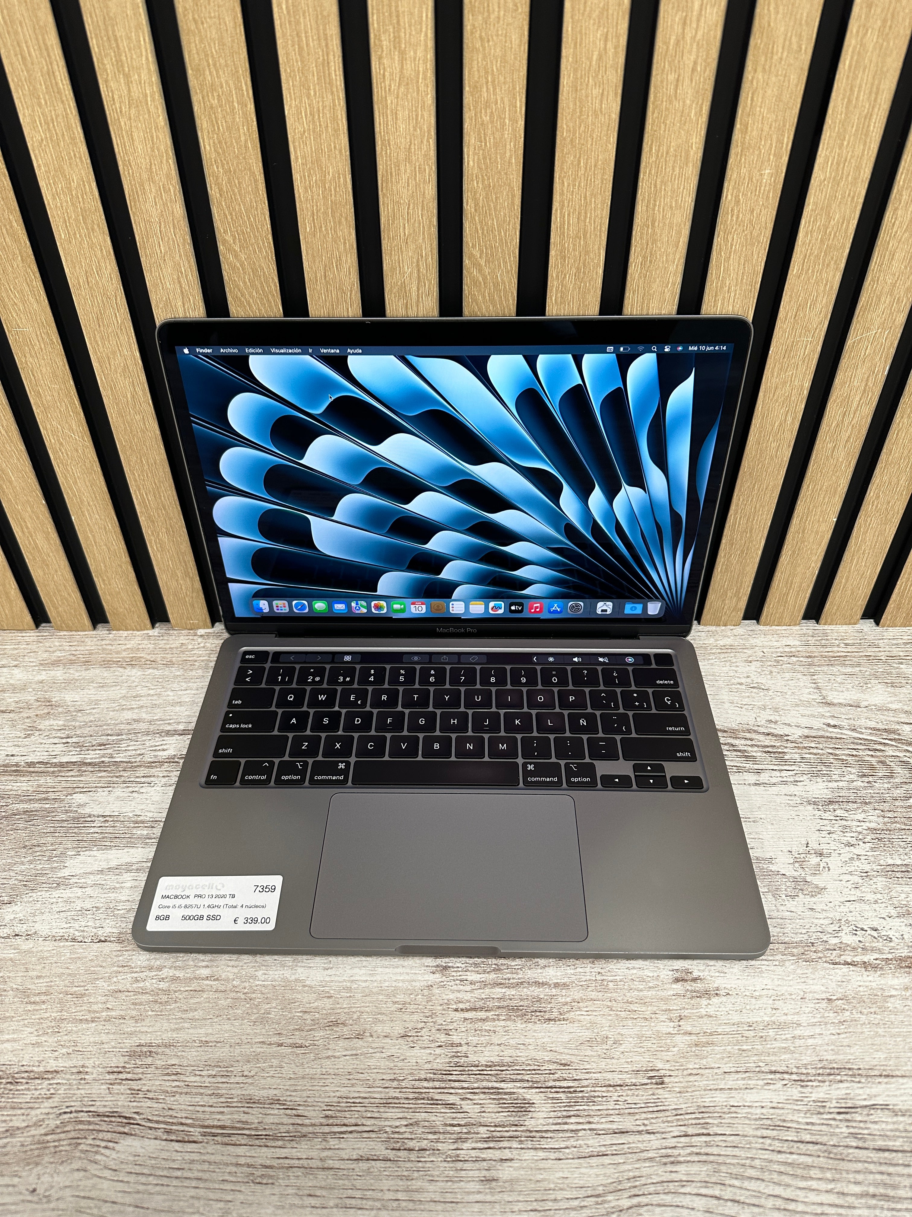 PRO 13 2020 TB Core i5 i5-8257U 1.4GHz (Total: 4 núcleos) 8GB 500GB SSD