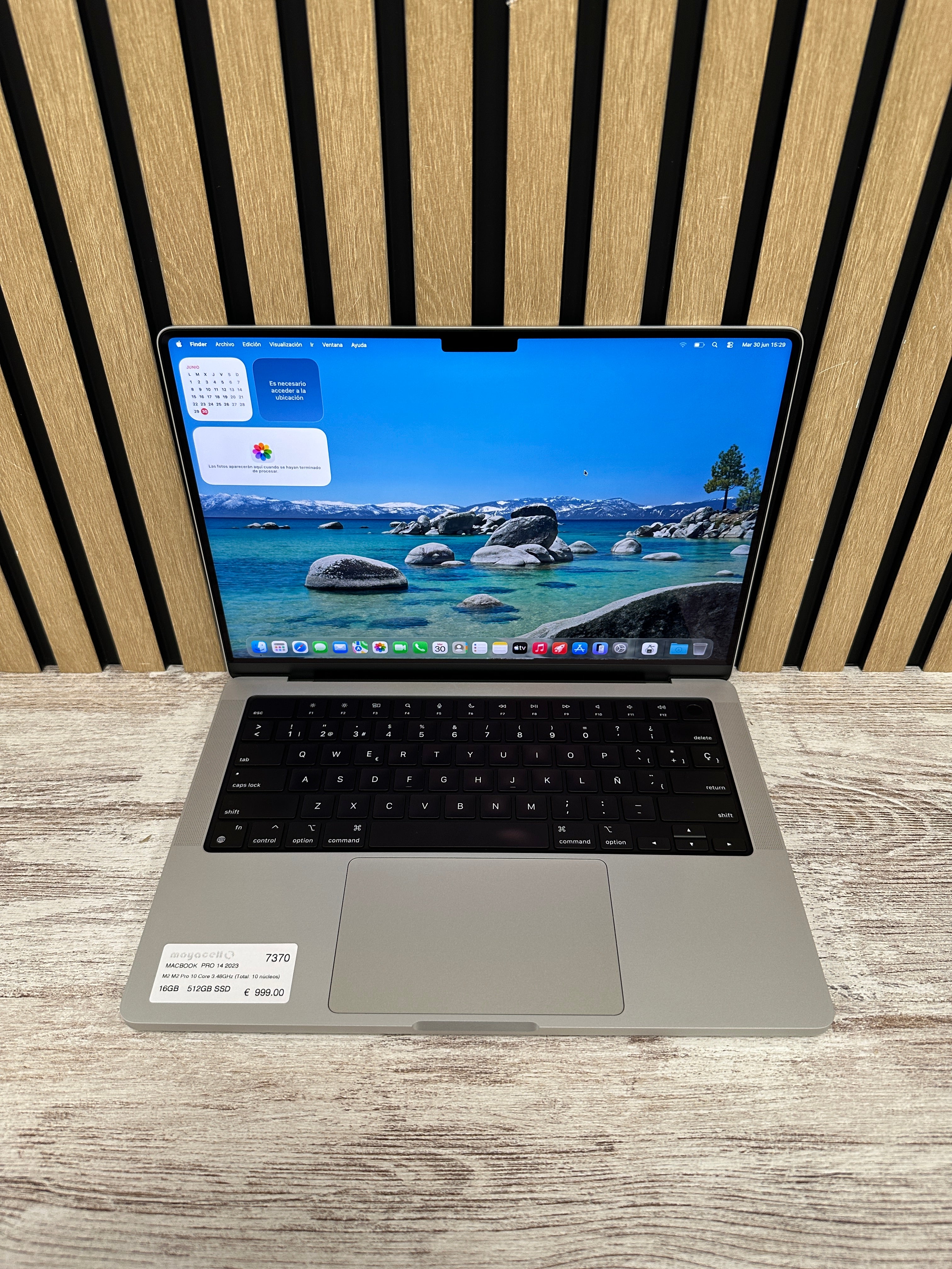 PRO 14 2023 M2 M2 Pro 10 Core 3.48GHz (Total: 10 núcleos) 16GB 512GB SSD