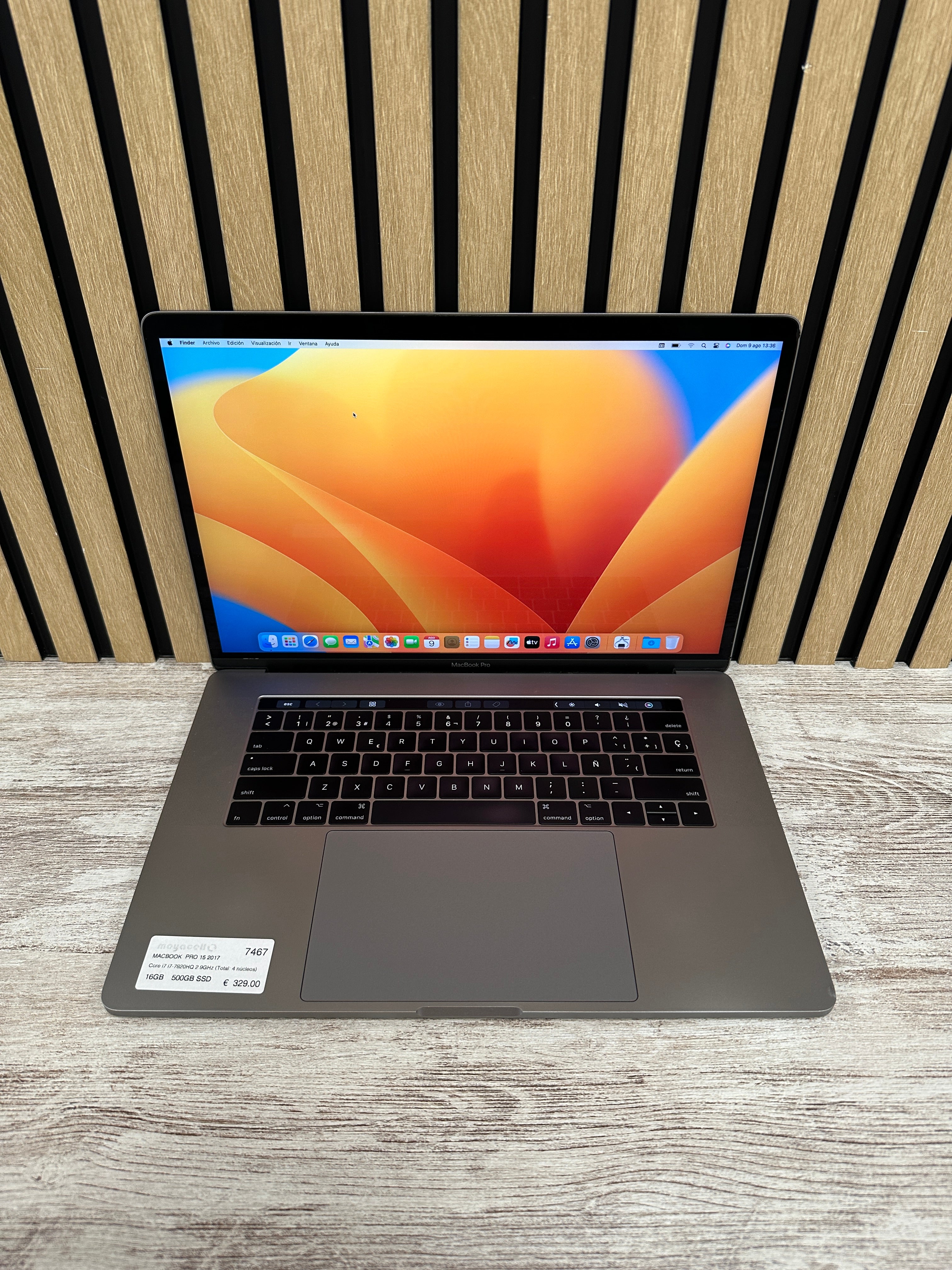 MacBook Pro 15" 2017 i7 16GB 500GB SSD - Moyacell