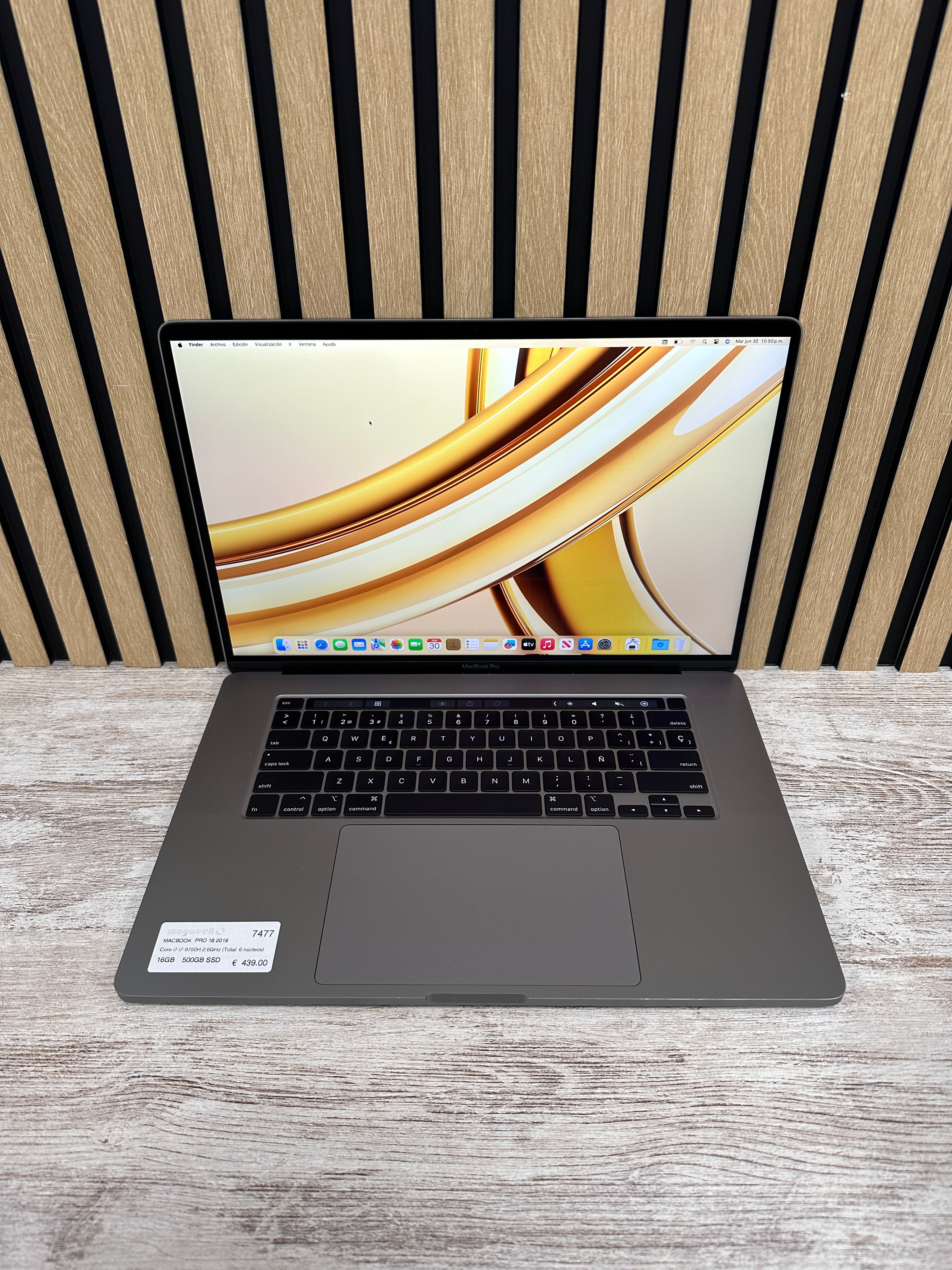 PRO 16 2019 i7 16GB 500GB SSD 16" - Moyacell