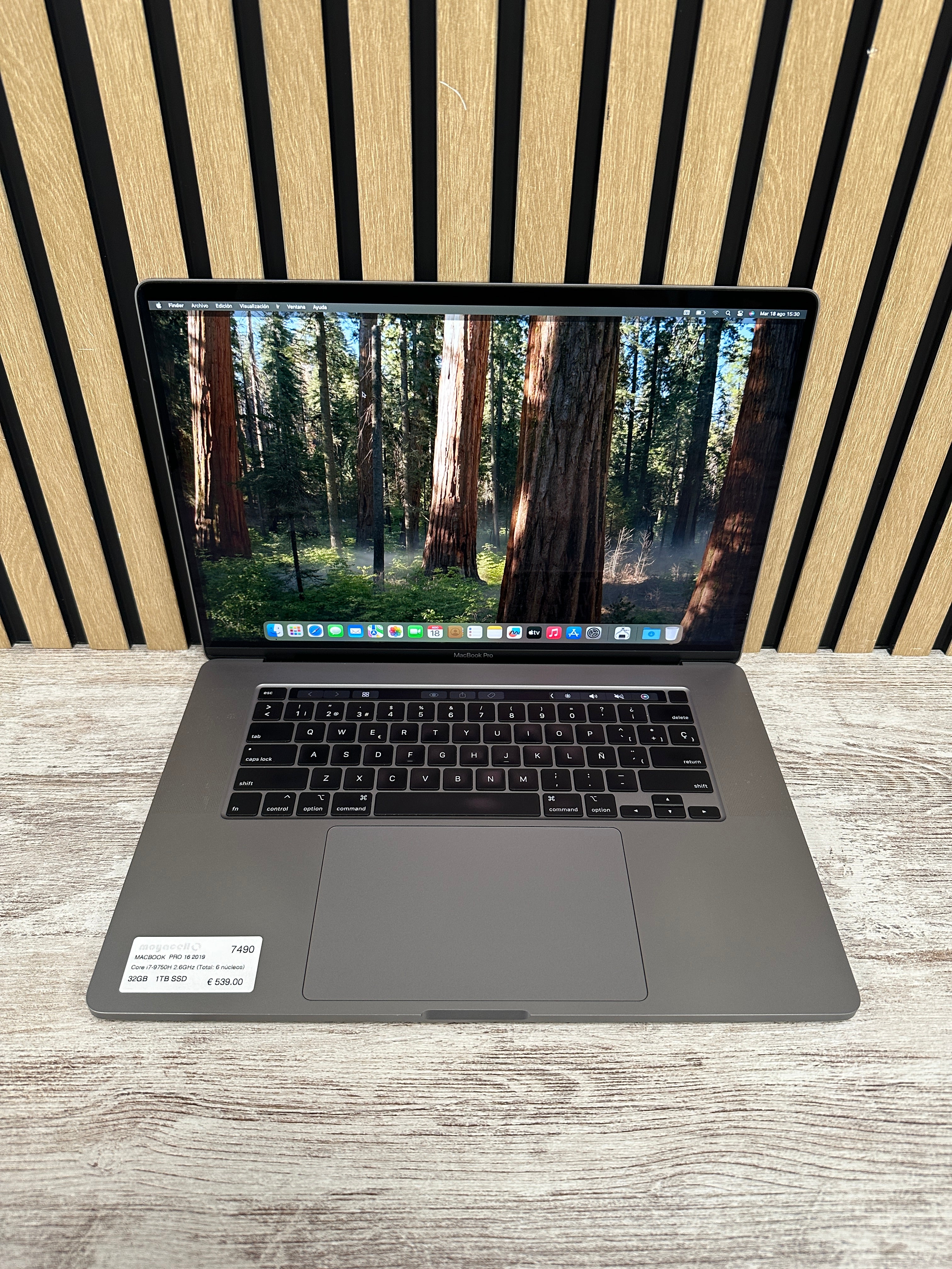 MacBook Pro 16" 2019 i7 32GB 1TB SSD - Moyacell
