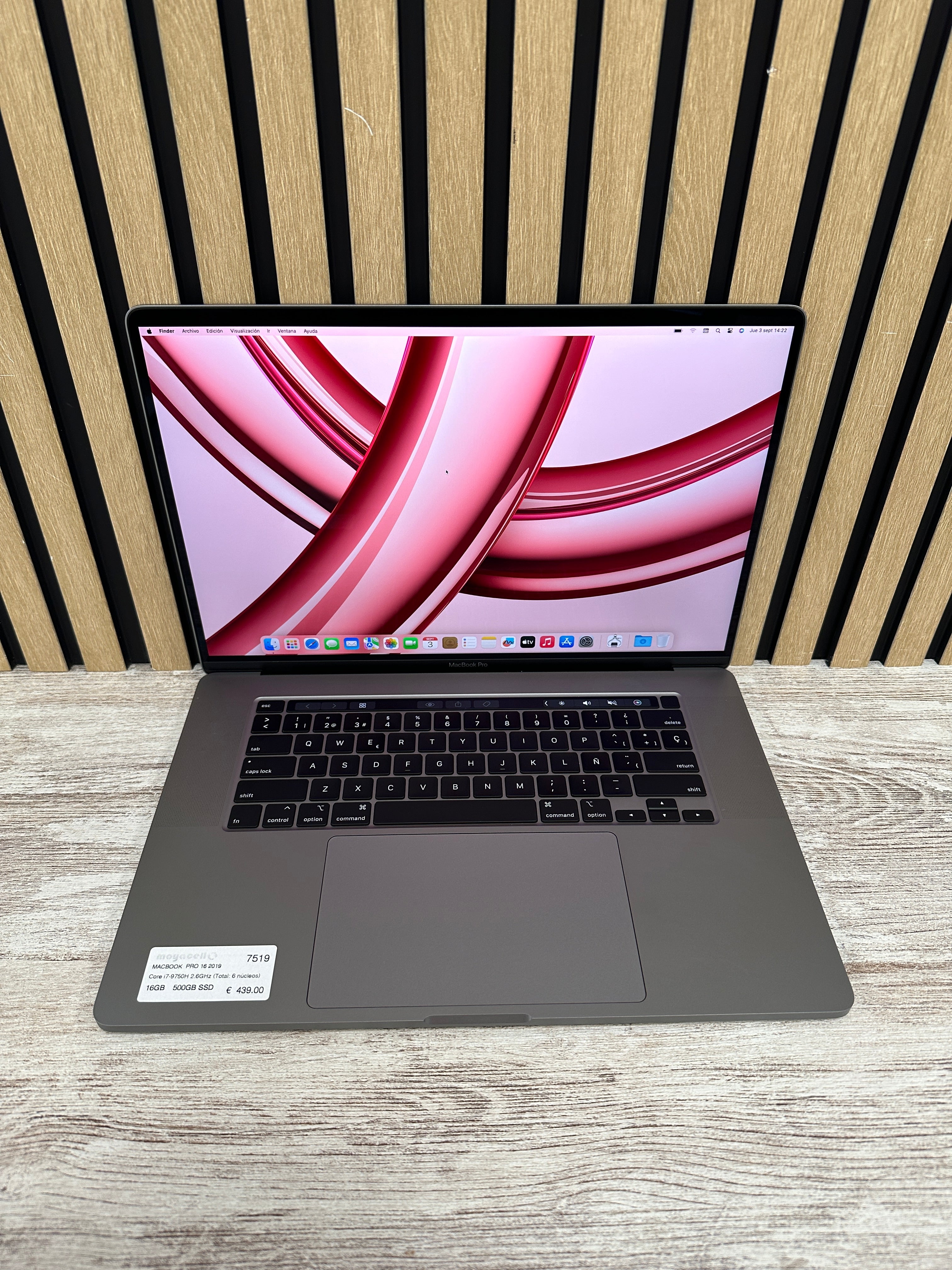MacBook Pro 16" 2019 i7 16GB 500GB SSD - Moyacell