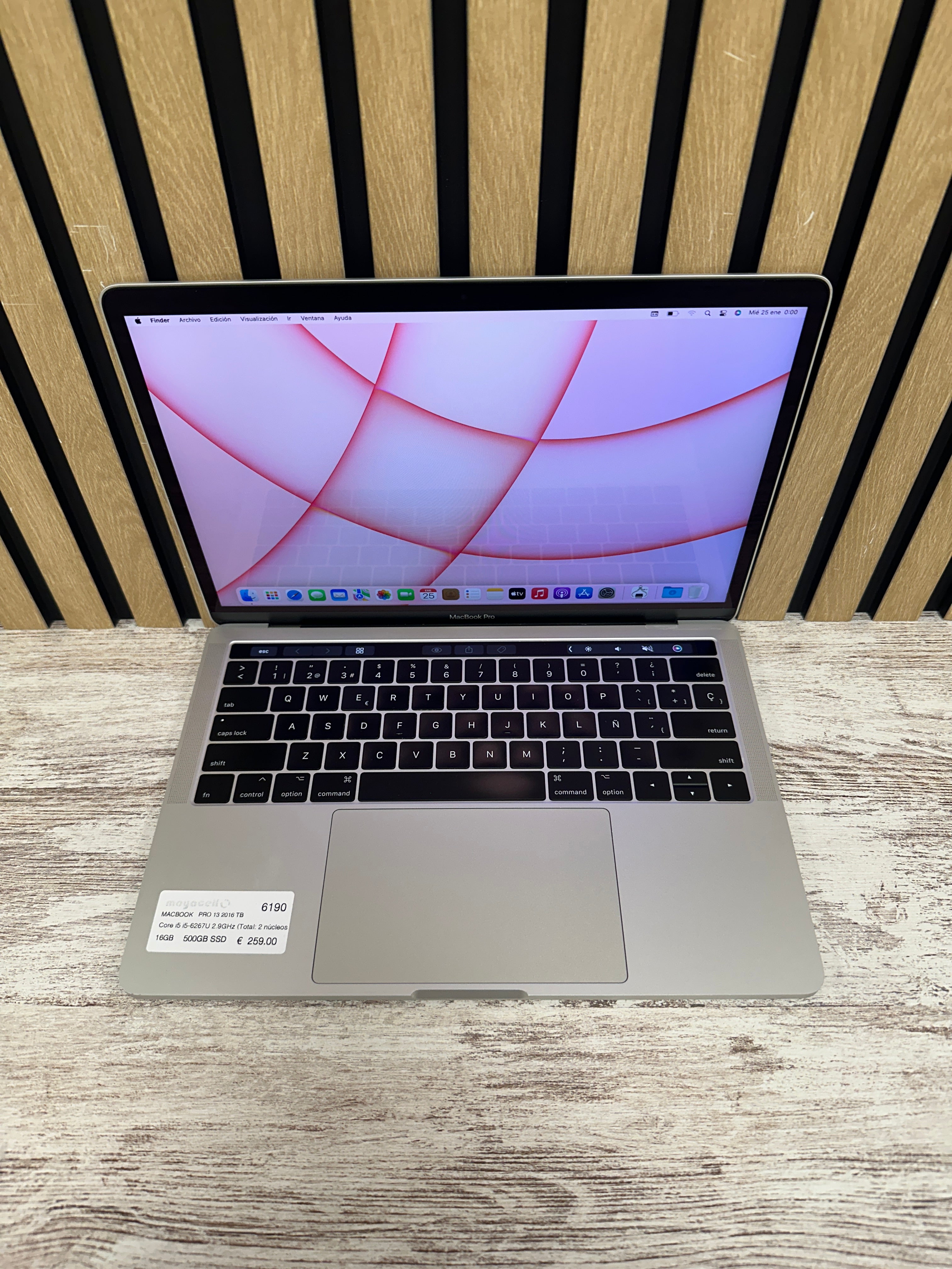 MacBook Pro 13" 2016 TB i5 16gb 500gb SSD