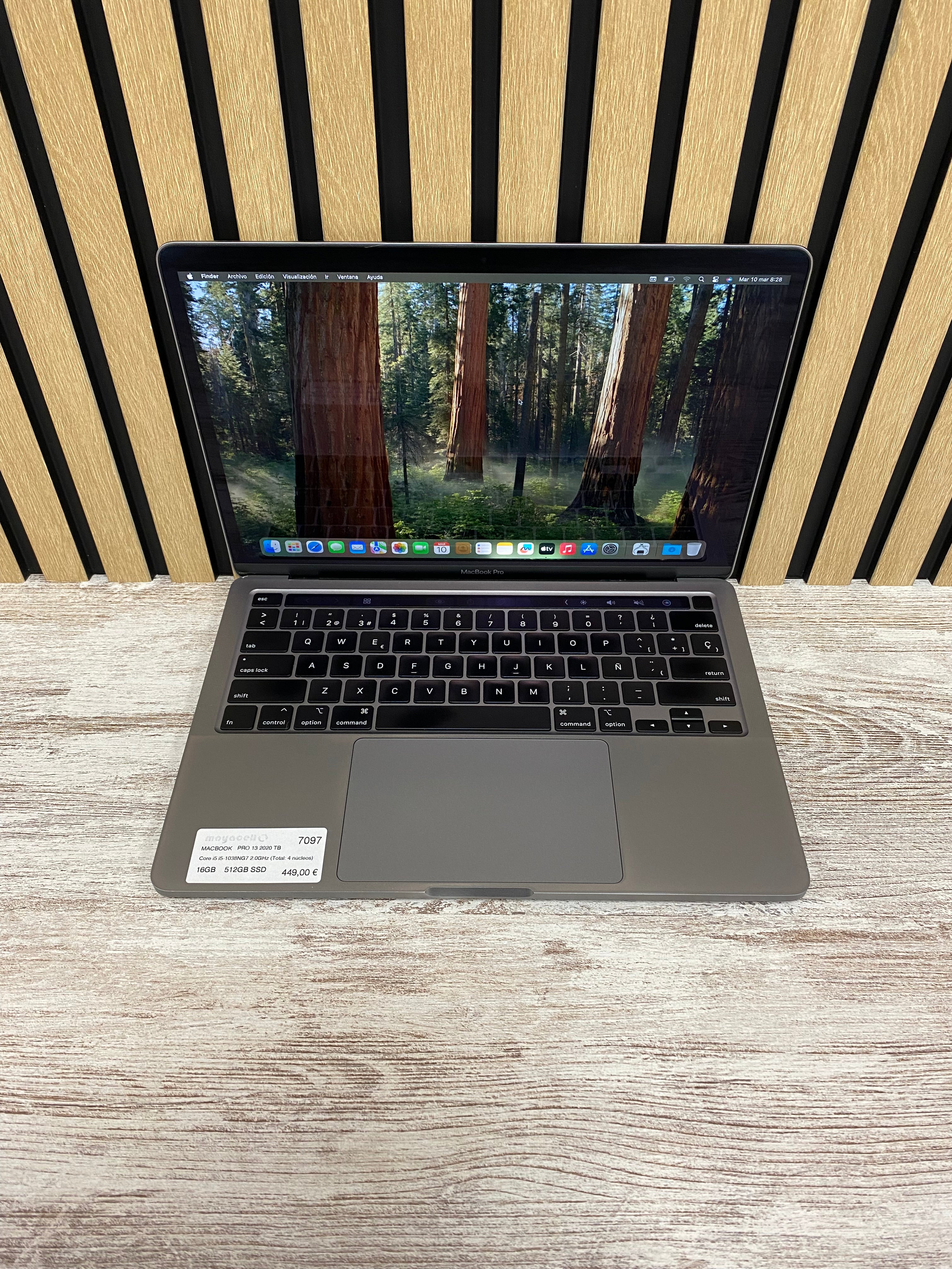 MacBook Pro 13" 2020 TB i5 16gb 512gb SSD - Moyacell