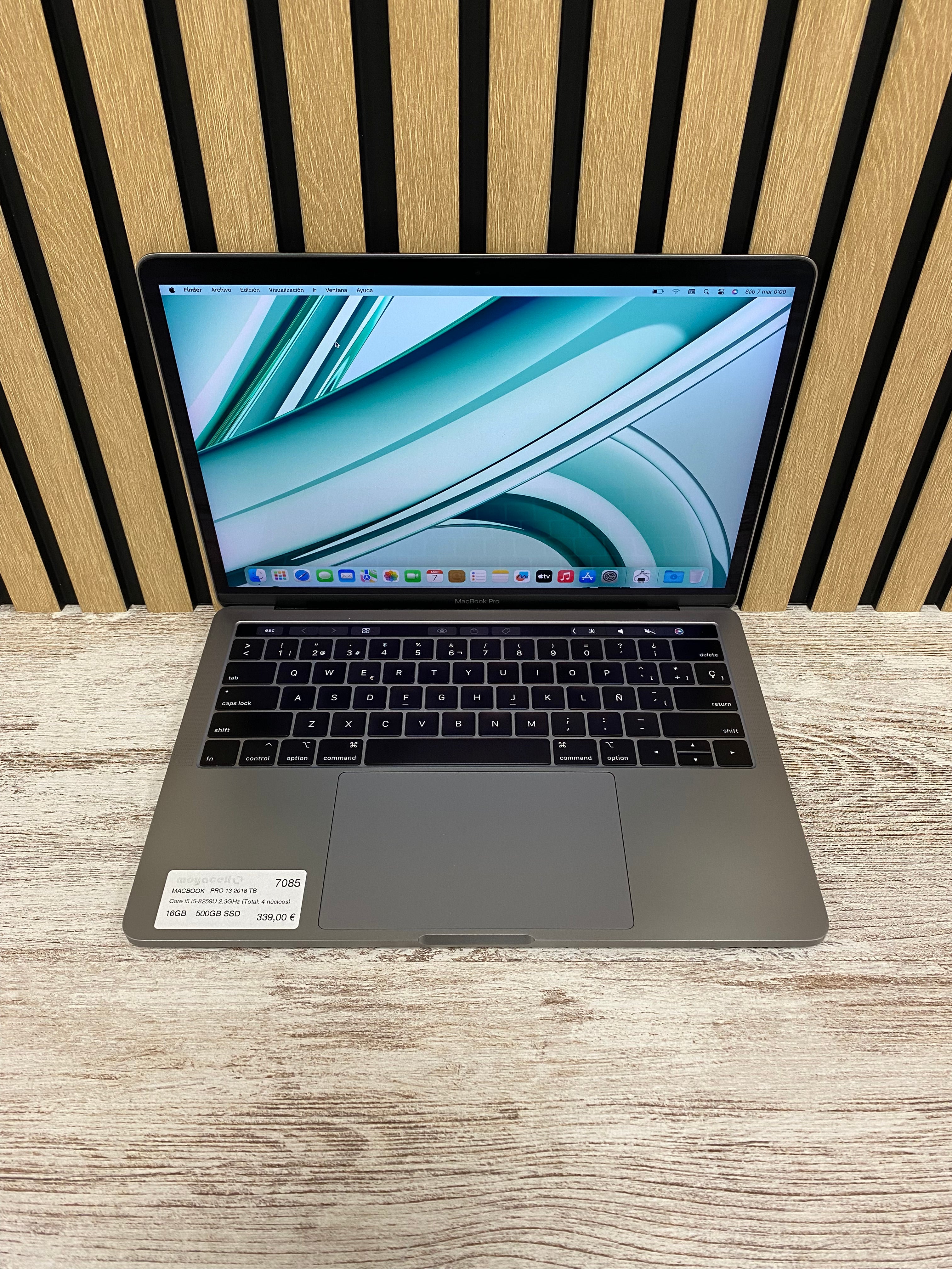MacBook Pro 13" 2018 TB i5 16gb 500gb SSD