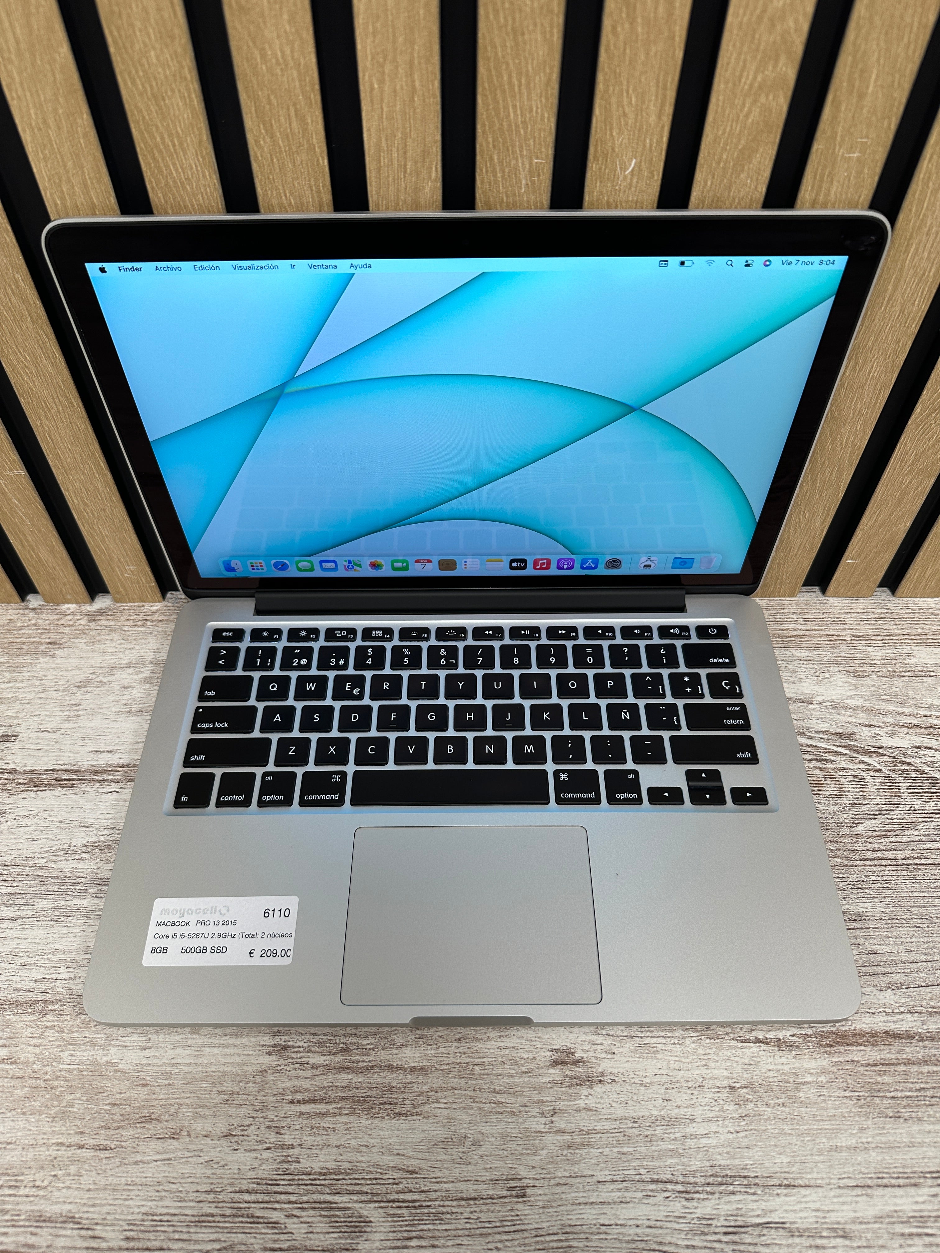 MacBook Pro 13" 2015 i5 8gb 500gb SSD