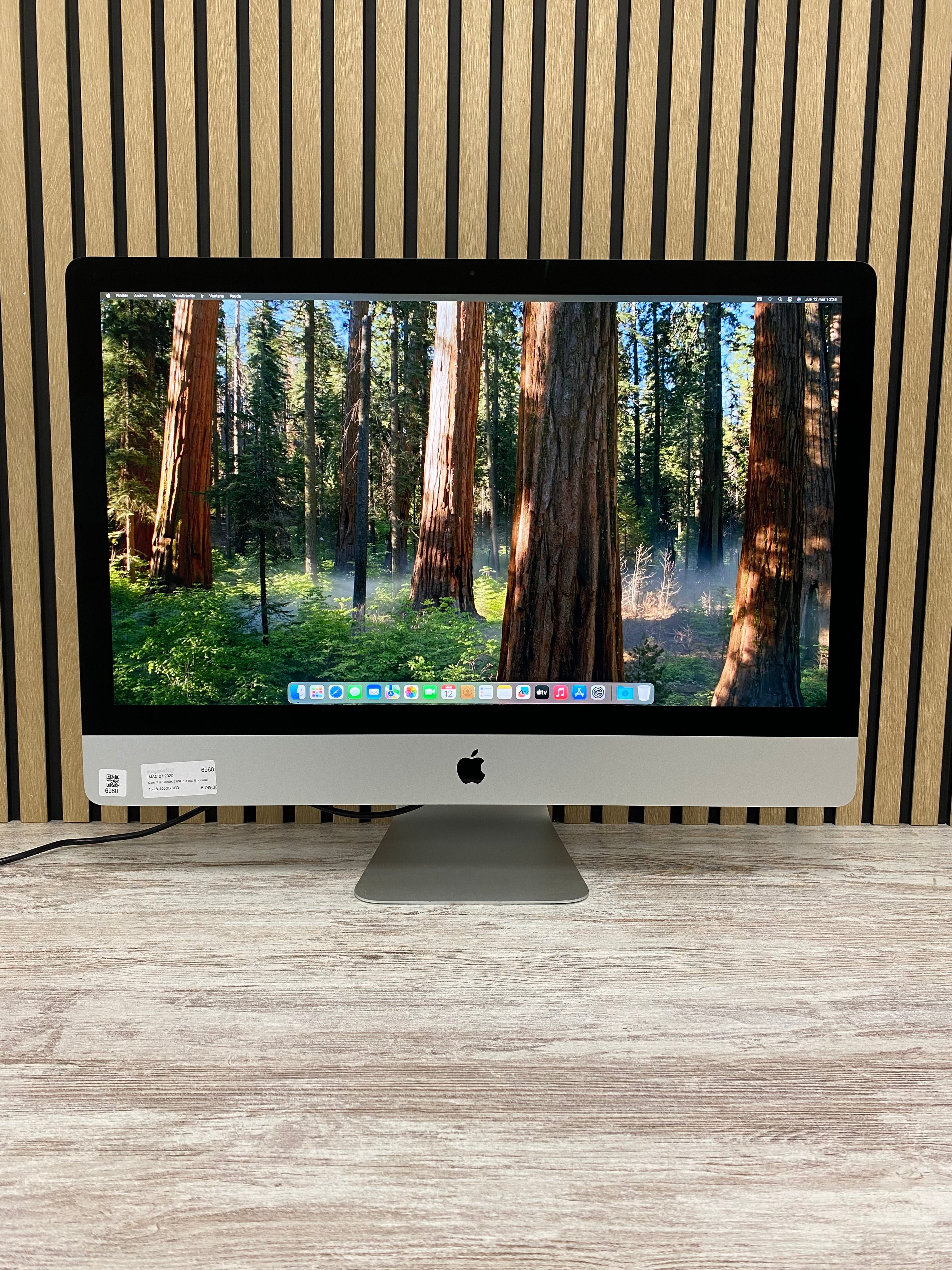 iMac 27" 2020 i7 16gb 500gb SSD