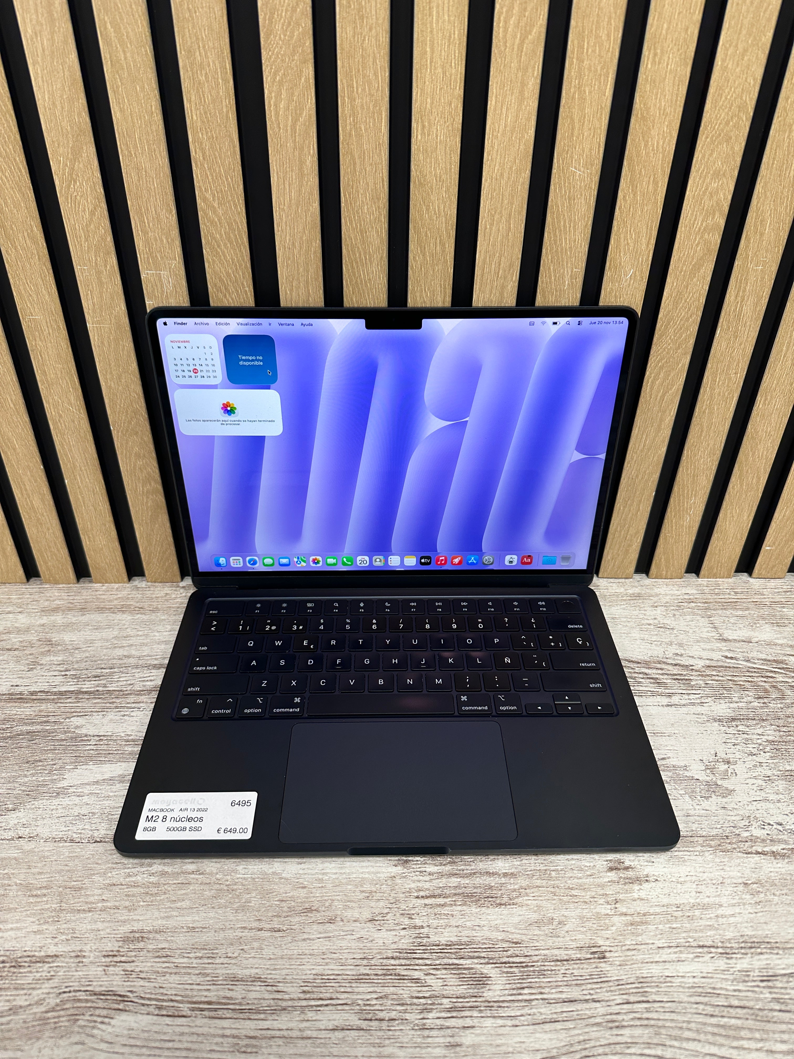 MacBook Air 13" 2022 M2 8gb 500gb SSD