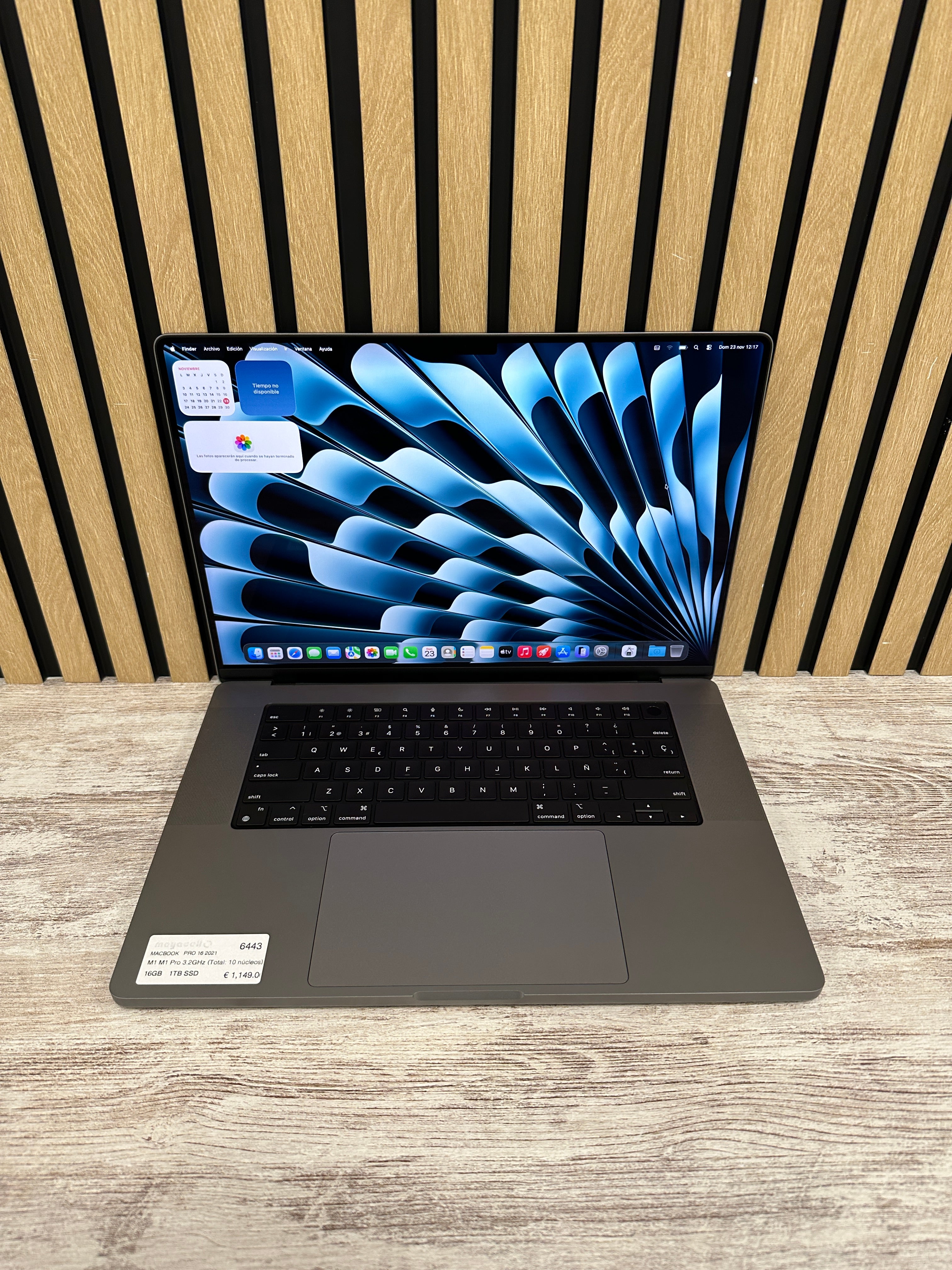 MacBook Pro 16" 2021 M1 PRO 16gb 1tb SSD