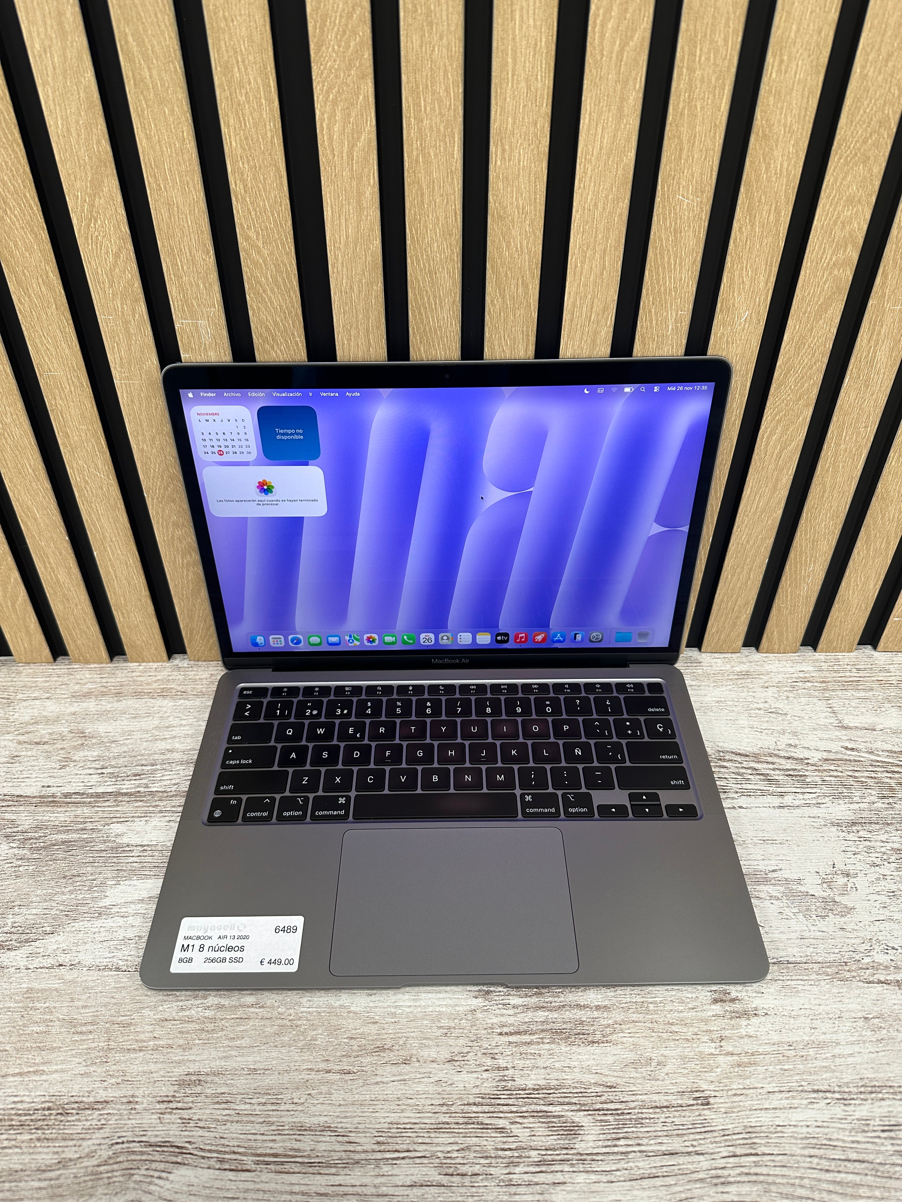 MacBook Air 13" 2020 M1 8gb 256gb SSD