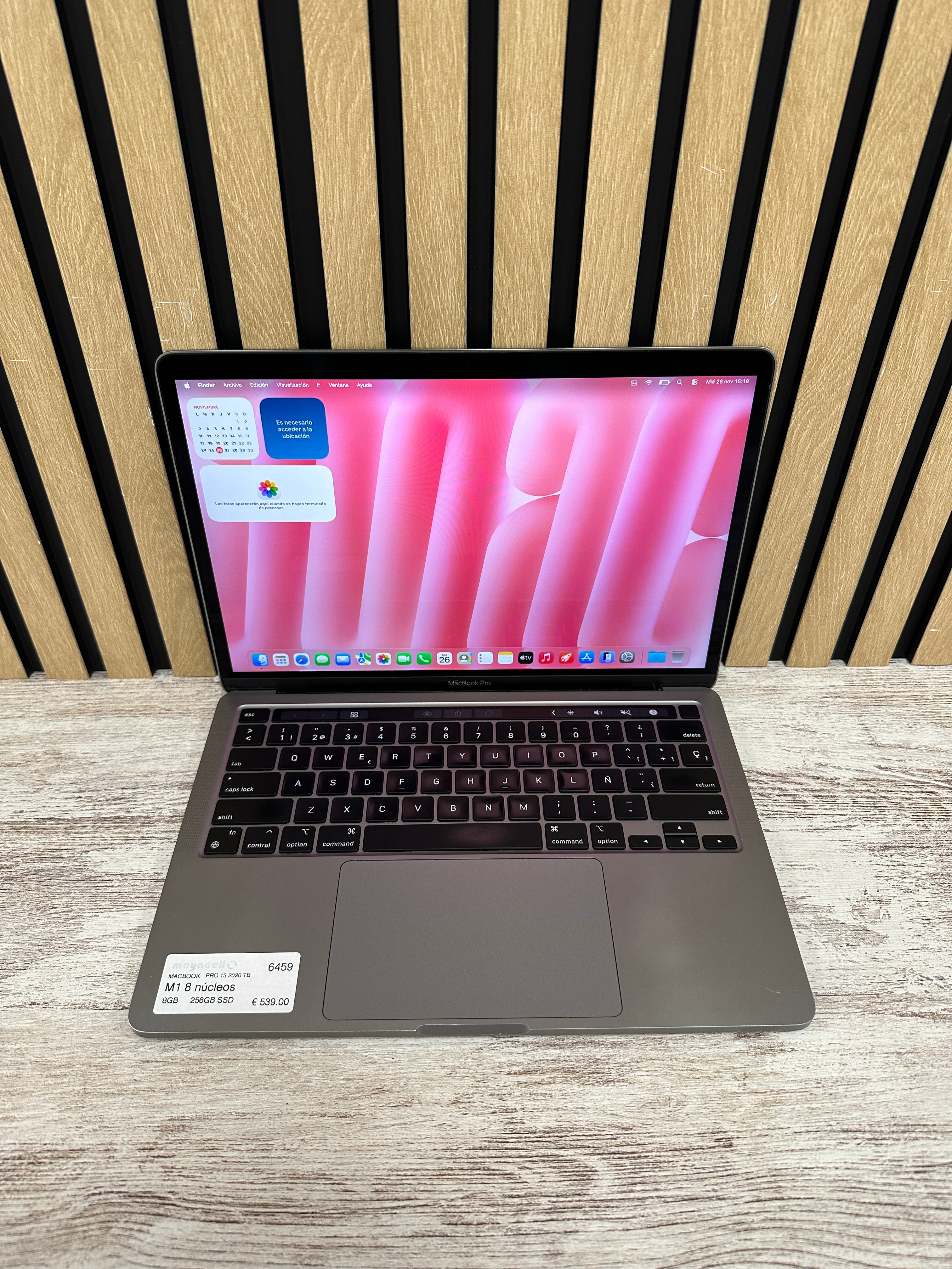 MacBook Pro 13" 2020 TB M1 8gb 256gb SSD