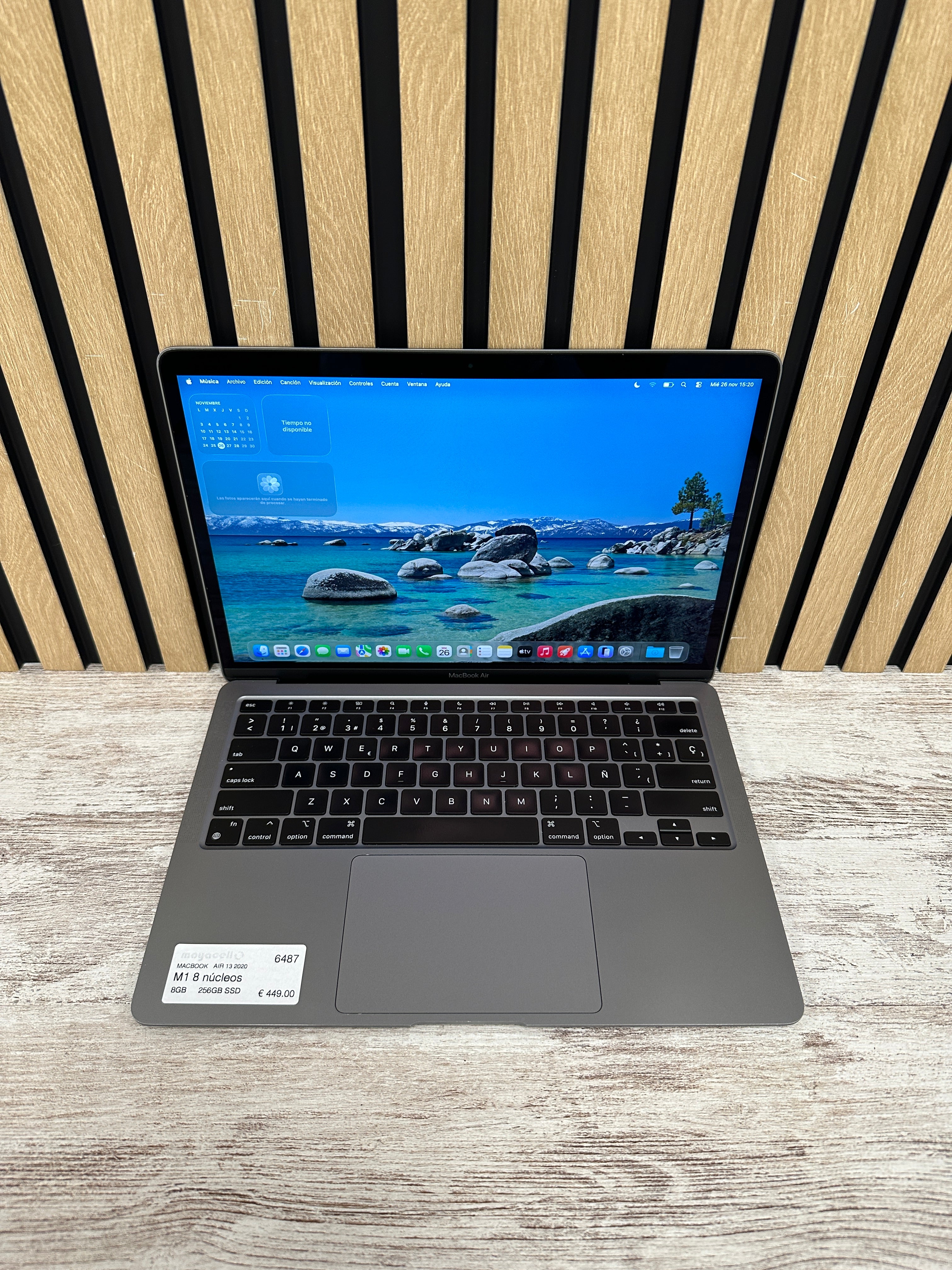 MacBook Air 13" 2020 M1 8gb 256gb SSD