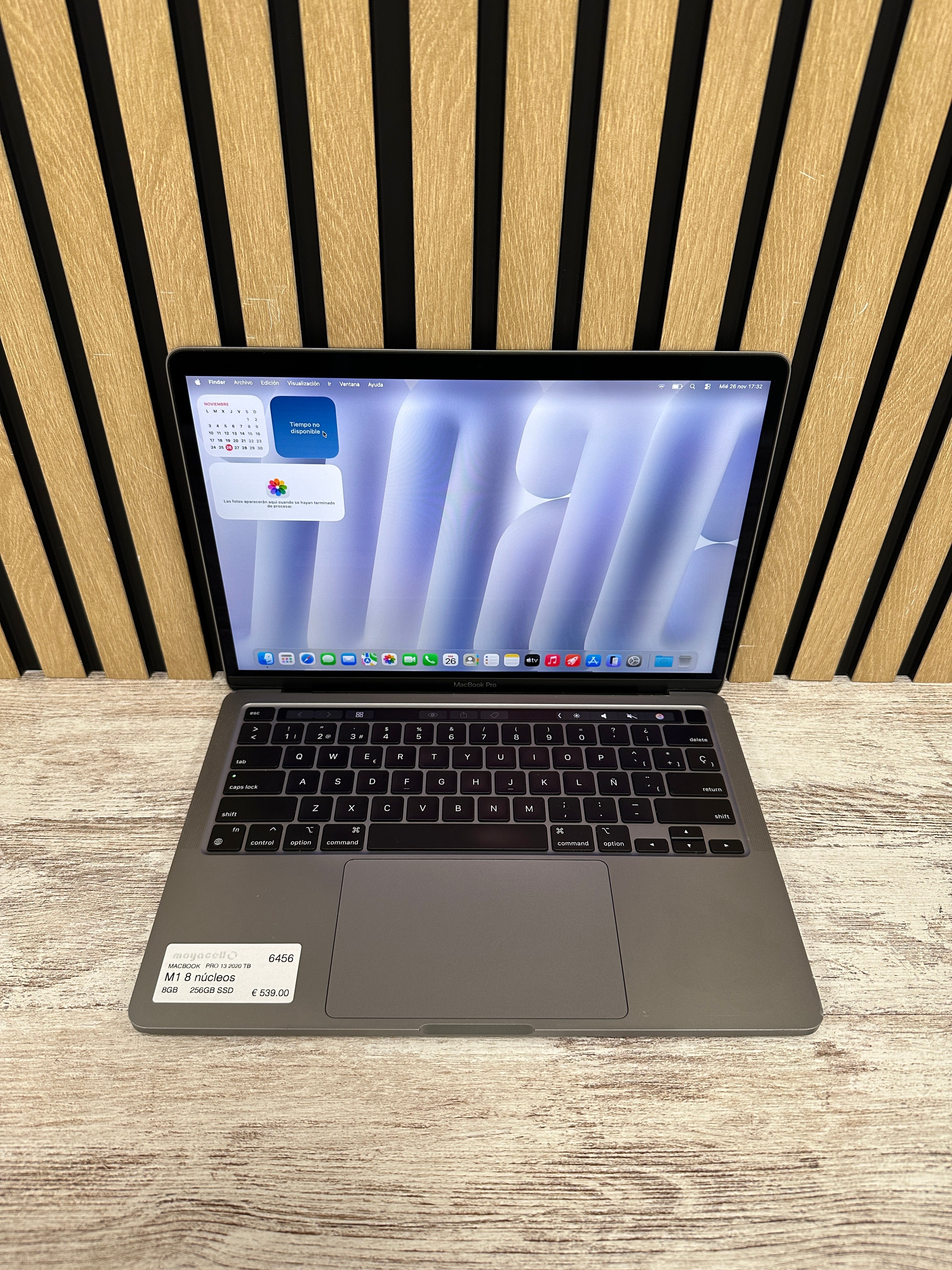 MacBook Pro 13" 2020 TB M1 8gb 256gb SSD