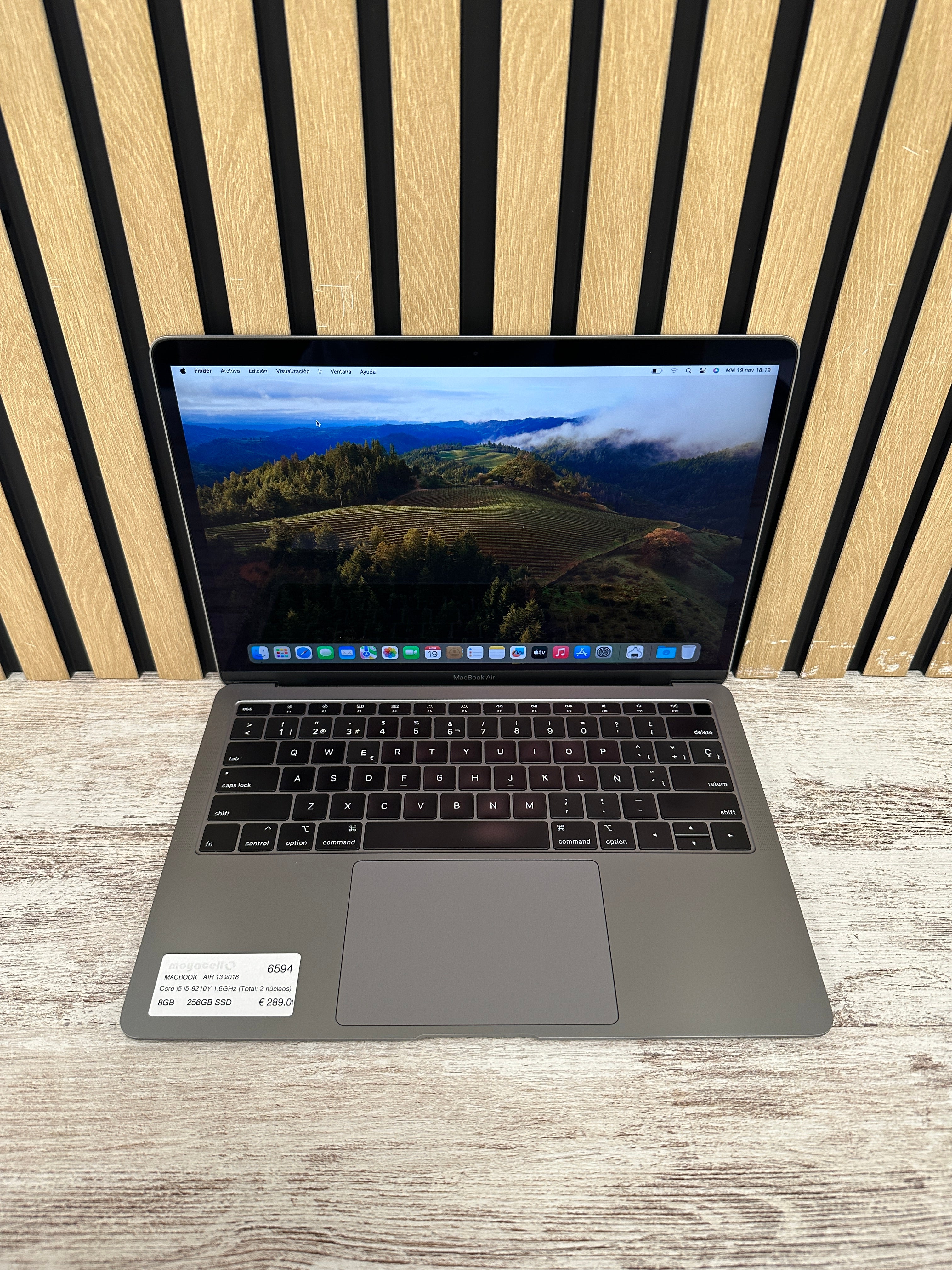 MacBook Air 13" 2018 i5 8gb 256gb SSD
