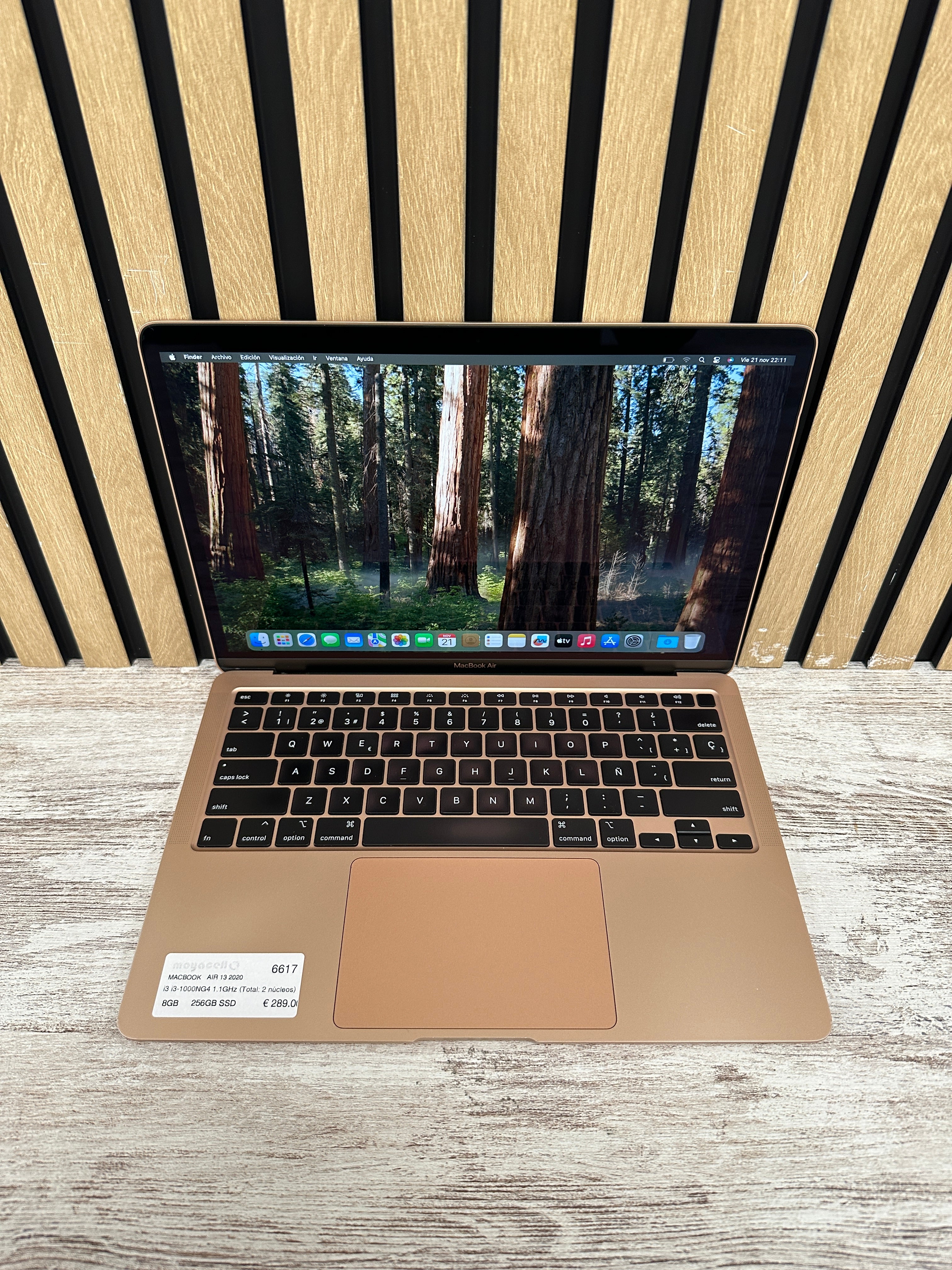 MacBook Air 13" 2020 i3 8gb 256gb SSD