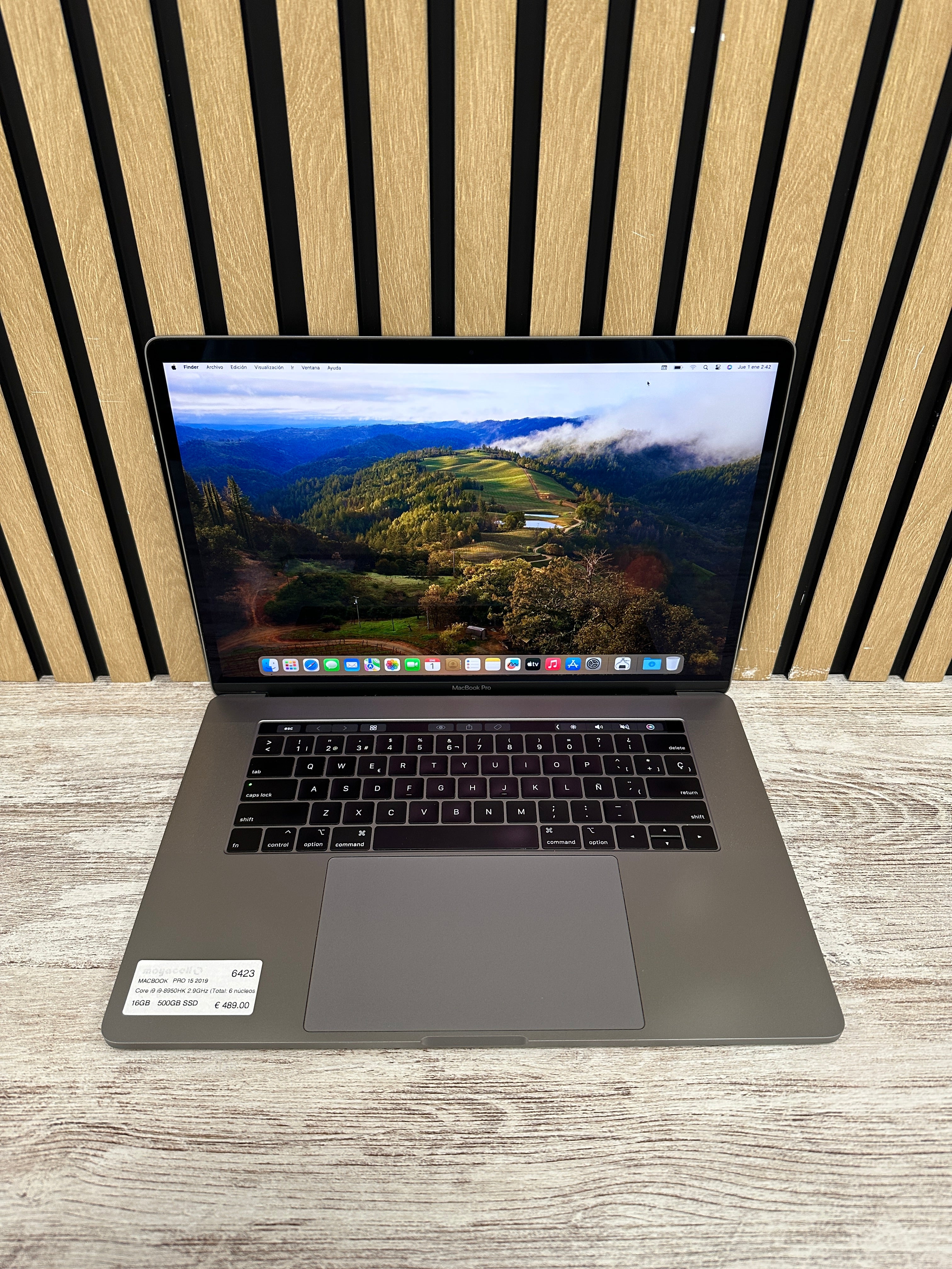MacBook Pro 15" 2019 i9 16gb 500gb SSD