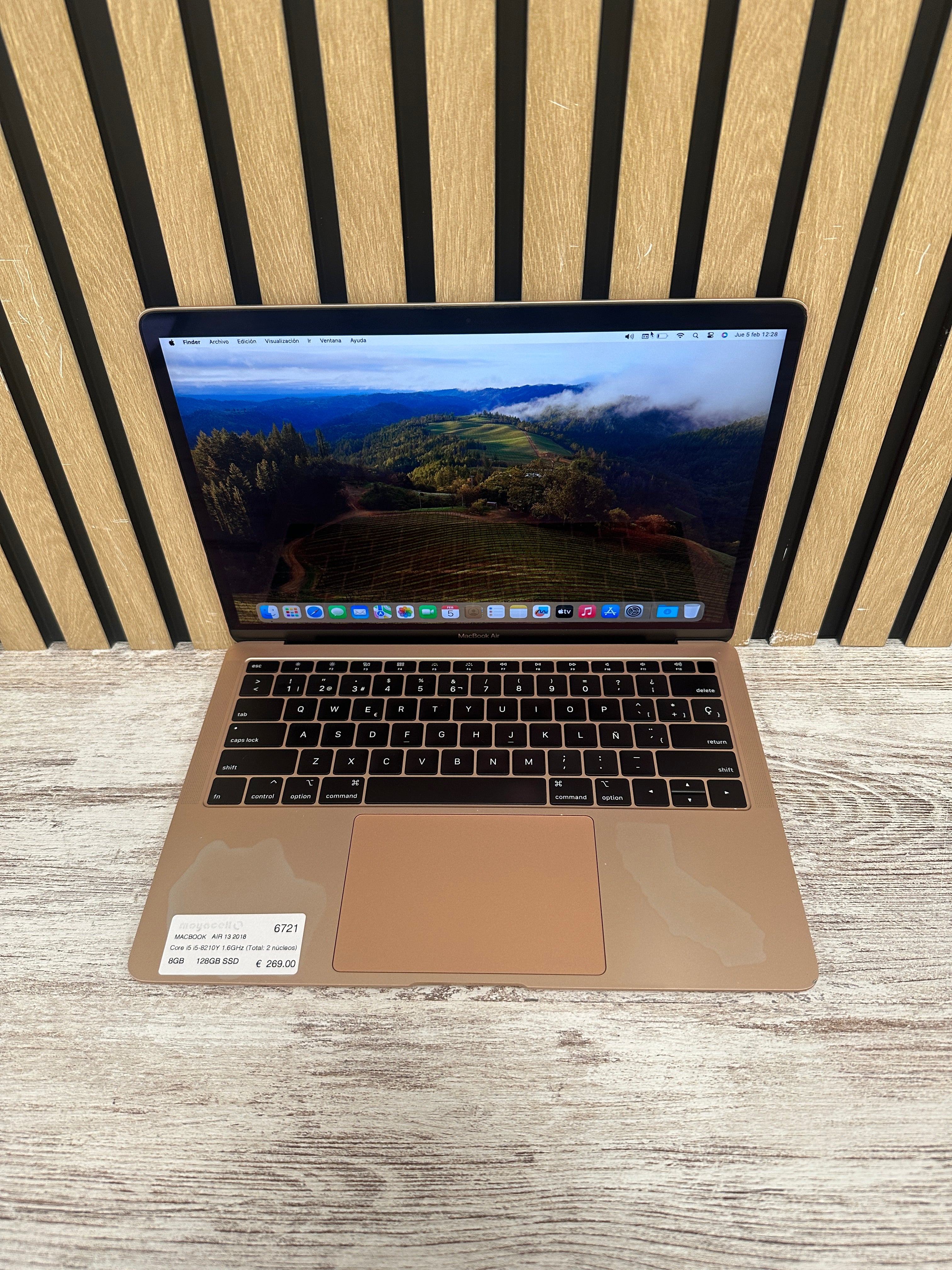 MacBook Air 13" 2018 i5 8gb 128gb SSD