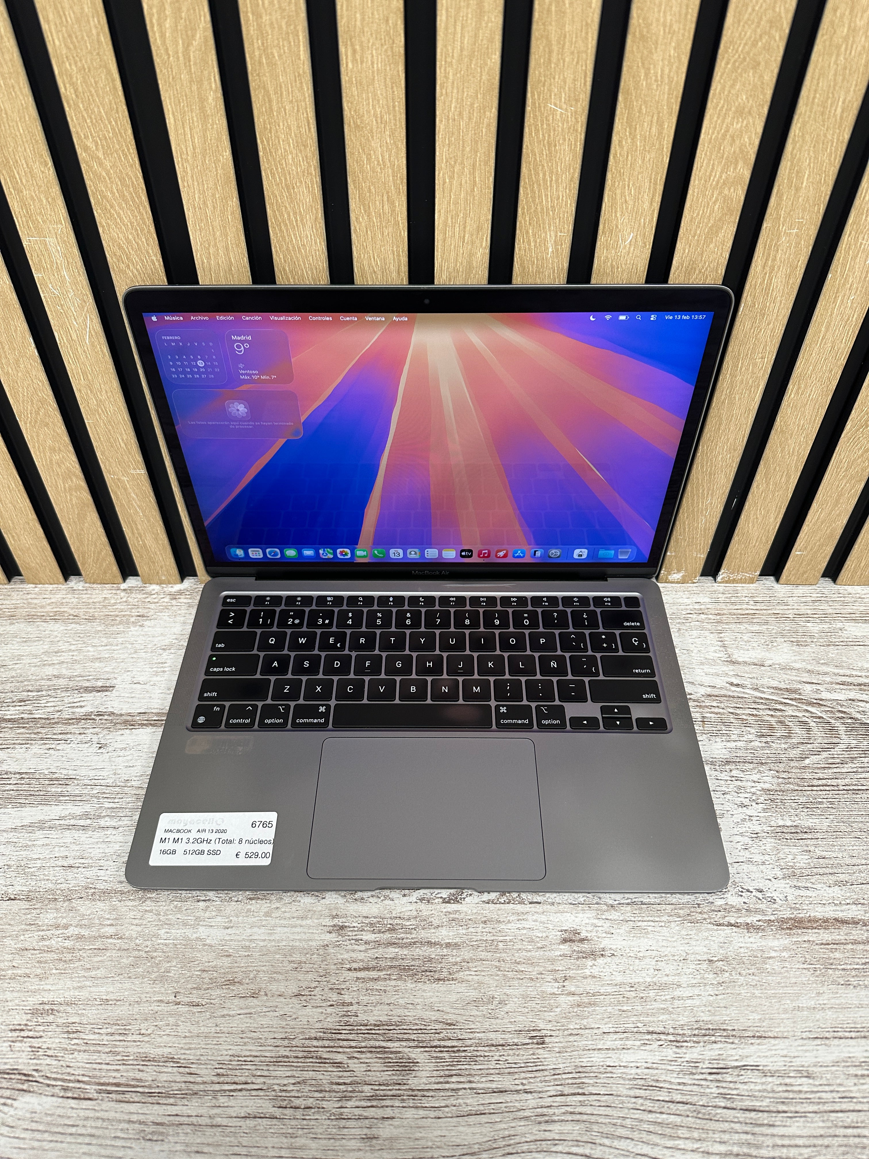 MacBook Air 13" 2020 M1 16gb 512gb SSD
