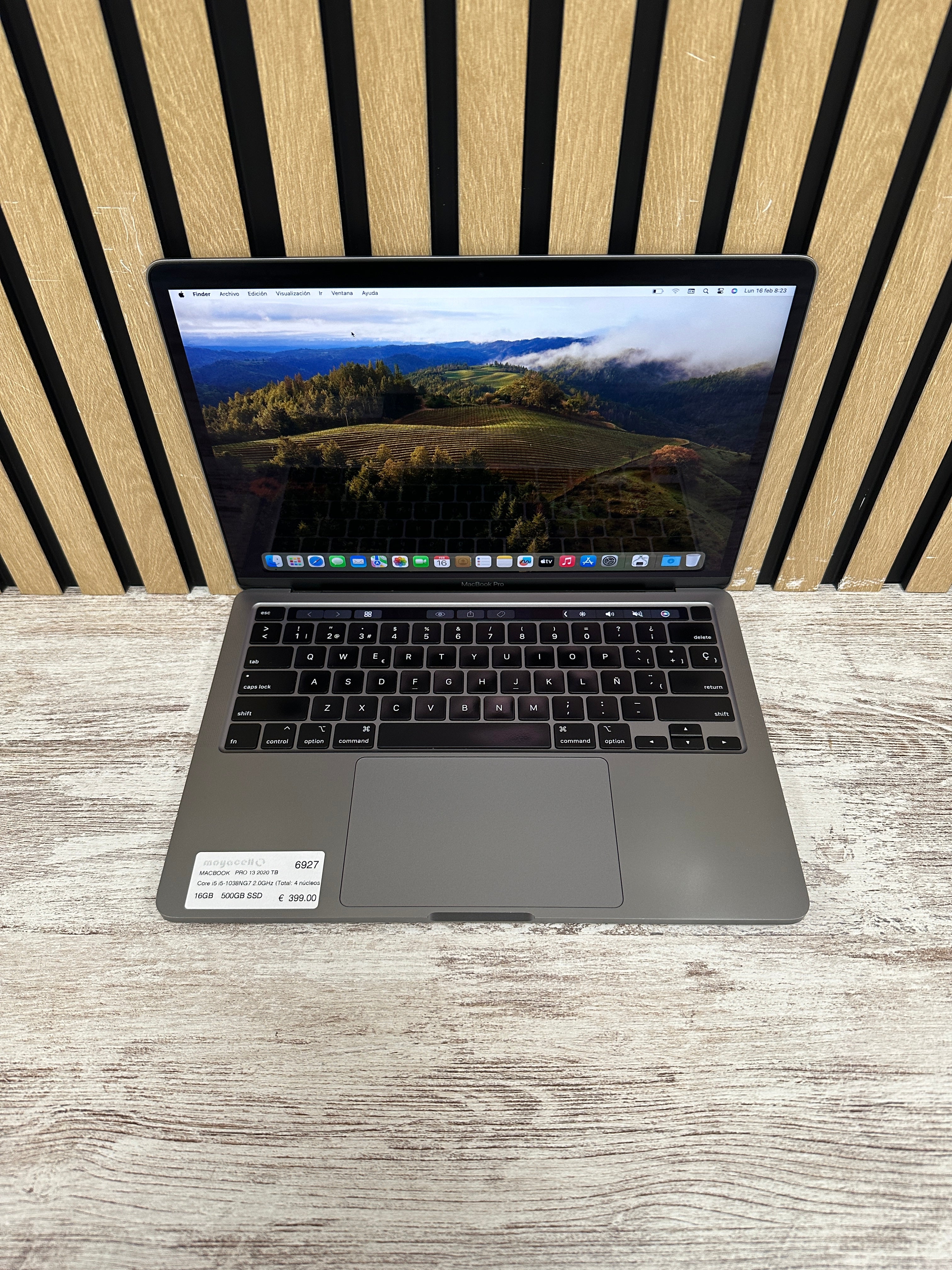 MacBook Pro 13" 2020 TB i5 16gb 500gb SSD