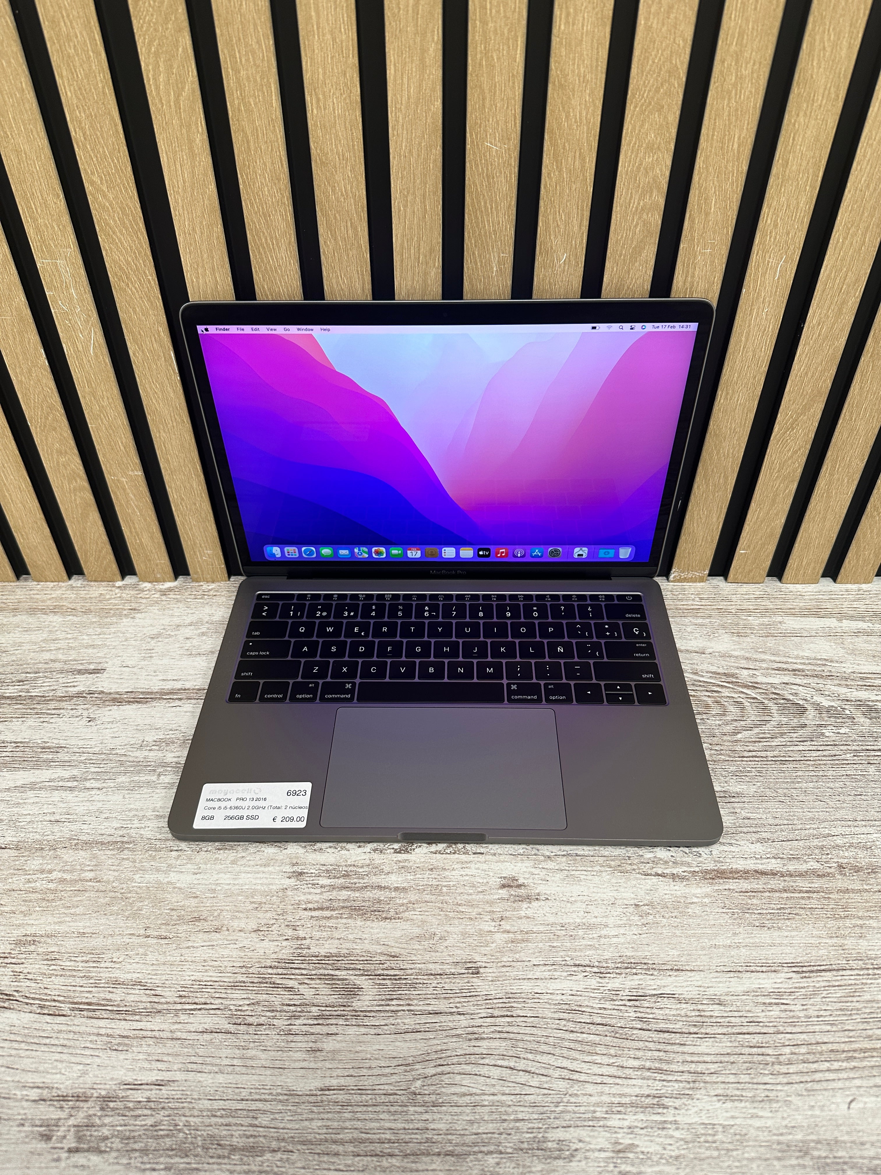 MacBook Pro 13" 2016 i5 8gb 256gb SSD - Moyacell