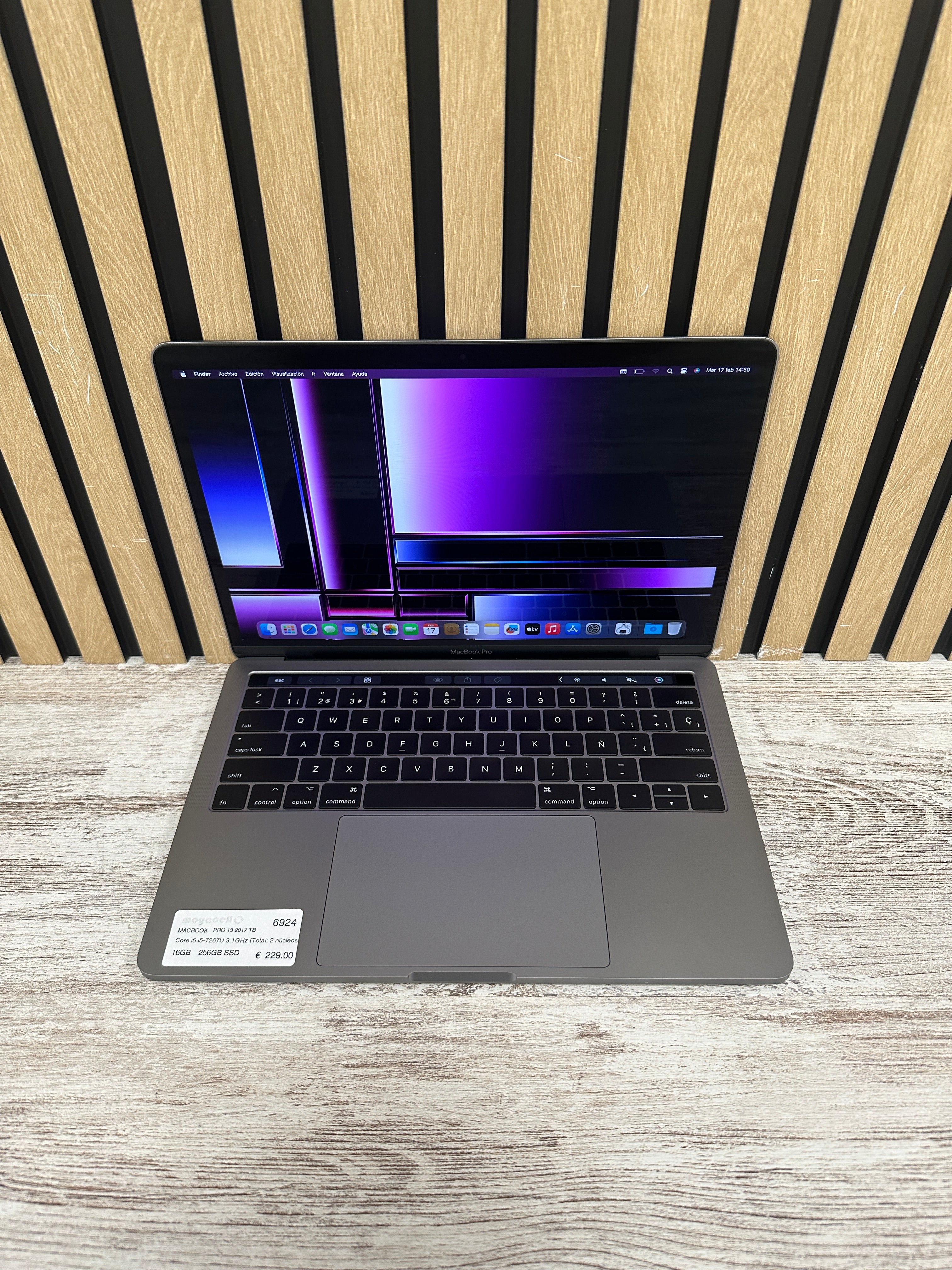 MacBook Pro 13" 2017 TB i5 16gb 256gb SSD - Moyacell