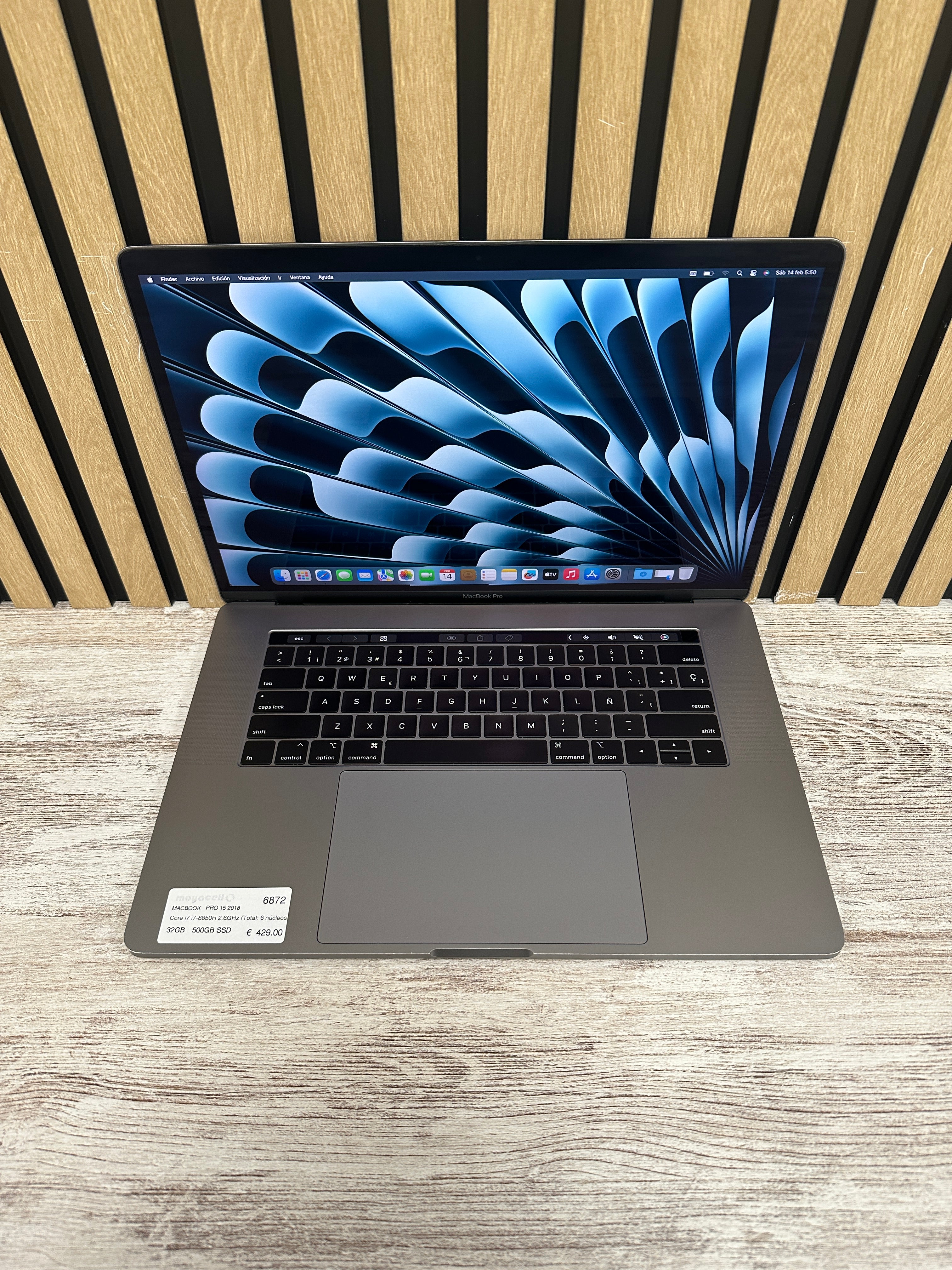 MacBook Pro 15" 2018 i7 32gb 500gb SSD - Moyacell