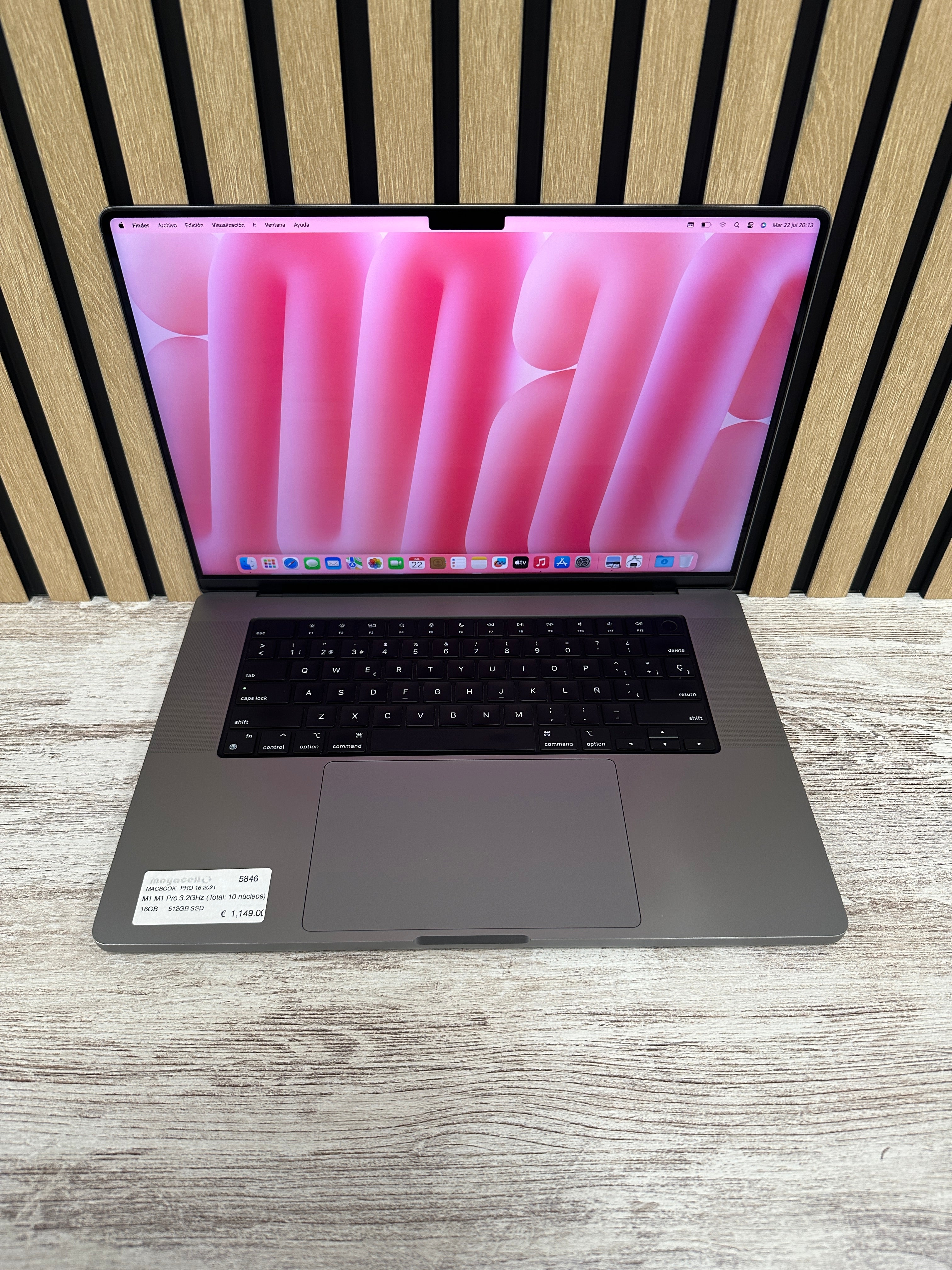 MacBook Pro 16" 2021 M1 PRO 16gb 512gb SSD - Moyacell