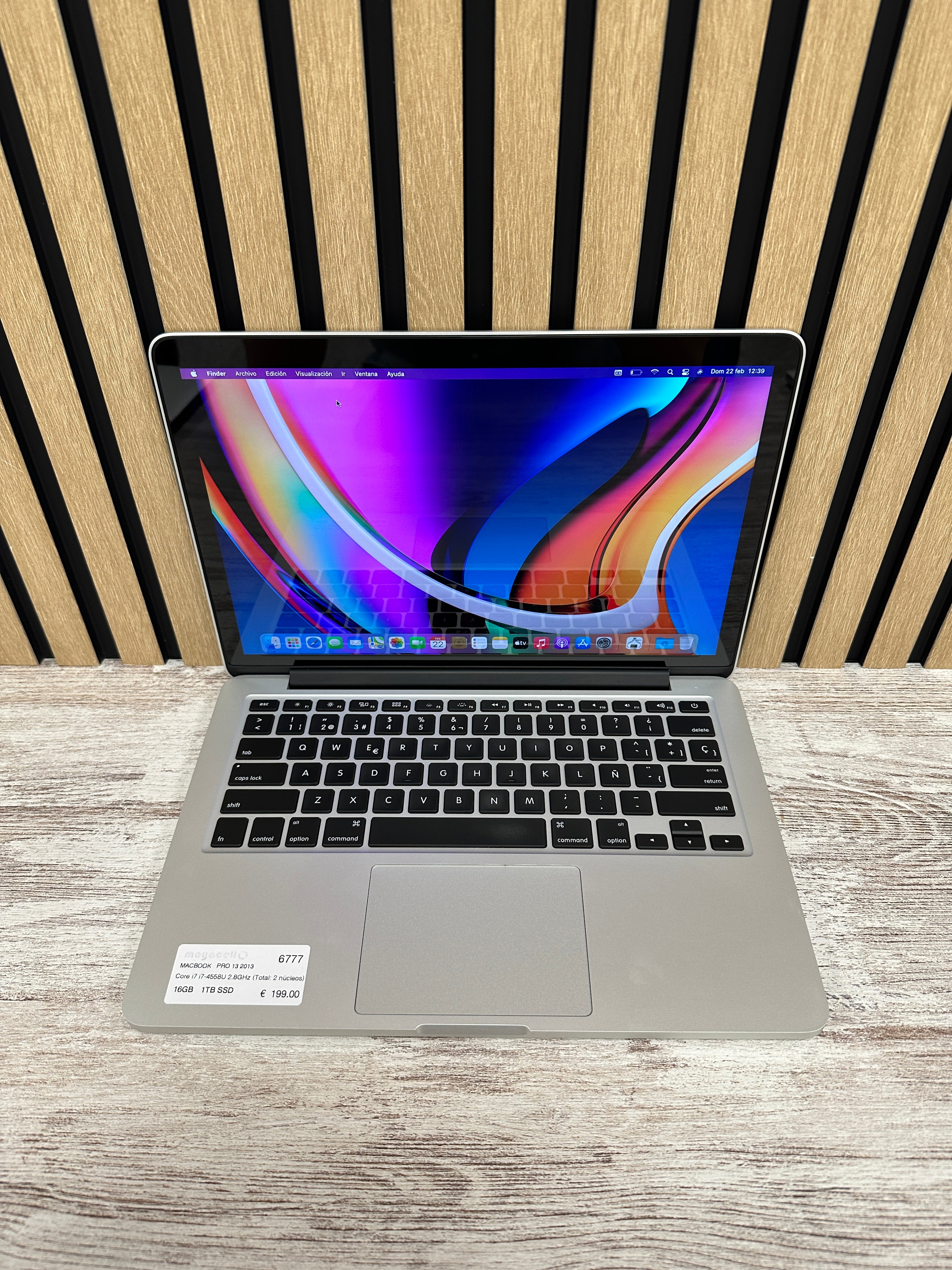 MacBook Pro 13" 2013 i7 16gb 1tb SSD - Moyacell
