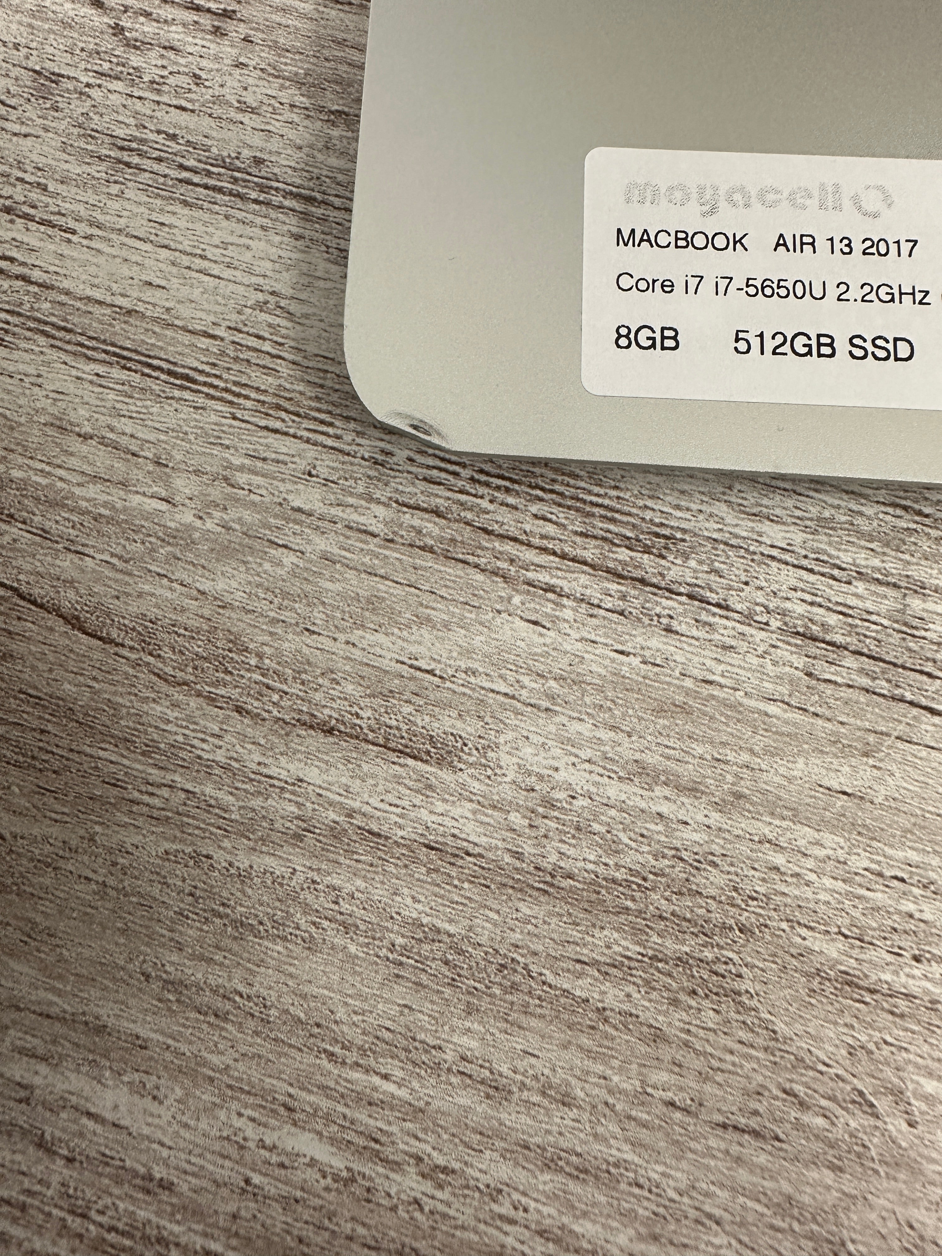 MacBook Air 13" 2017 i7 8gb 512gb SSD - Moyacell