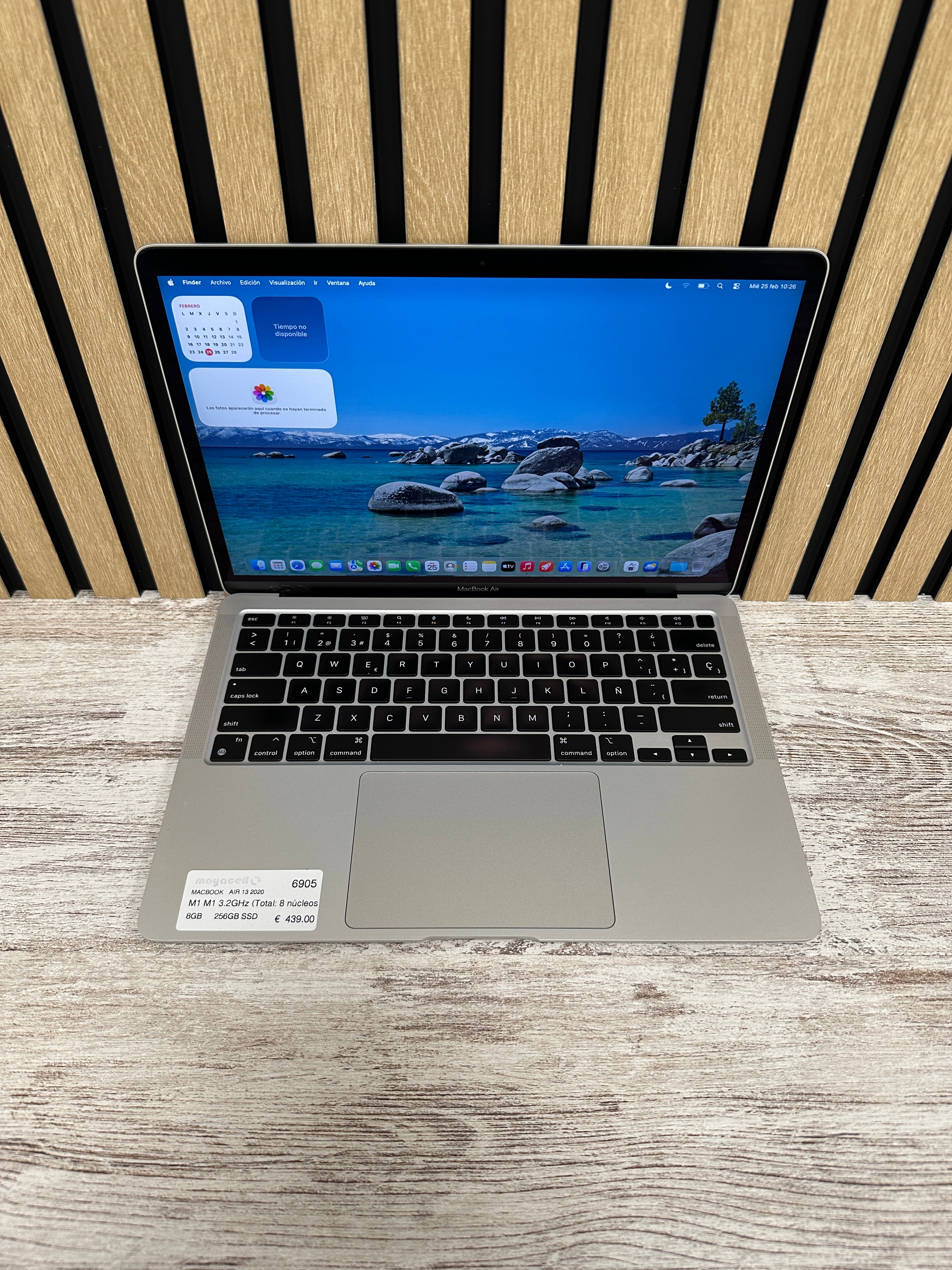 MacBook Air 13" 2020 M1 8gb 256gb SSD