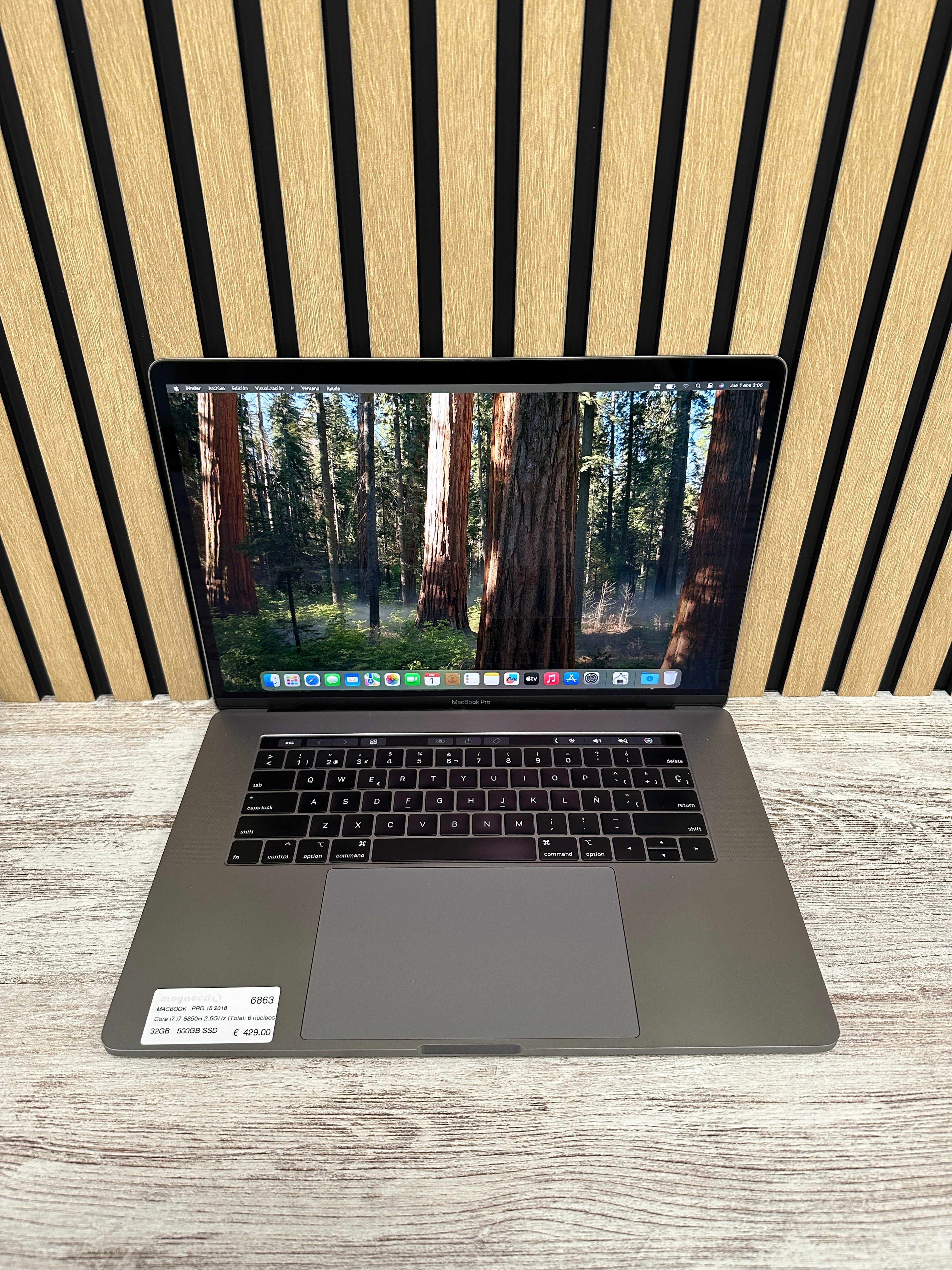 MacBook Pro 15" 2018 i7 32gb 500gb SSD - Moyacell