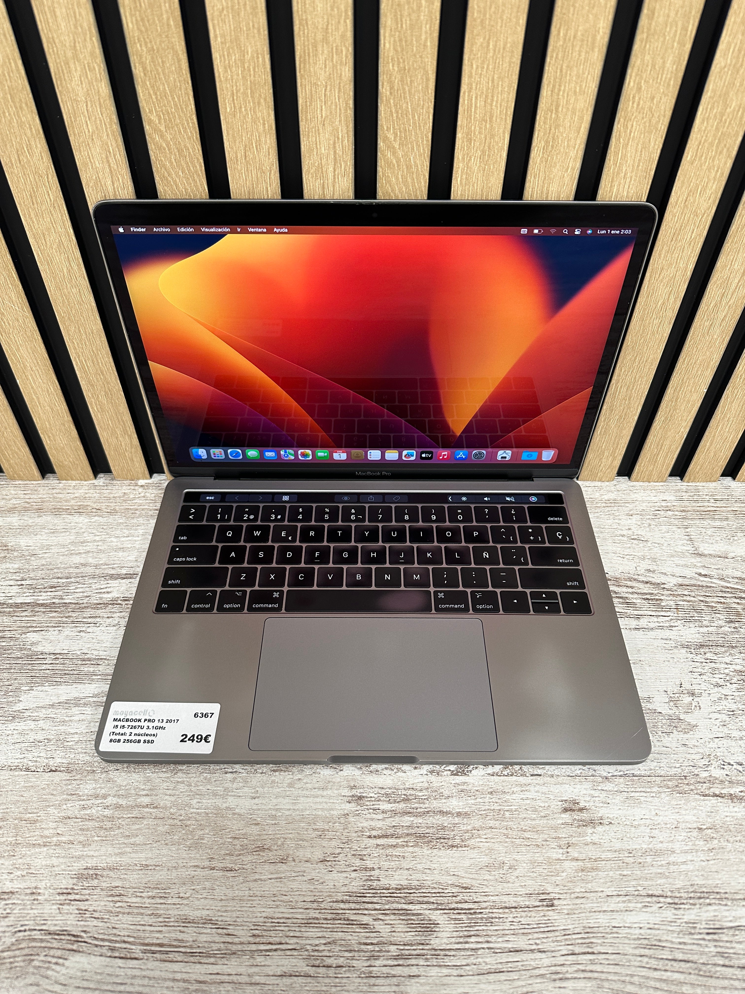 MacBook Pro 13" 2017 i5 8gb 256gb SSD