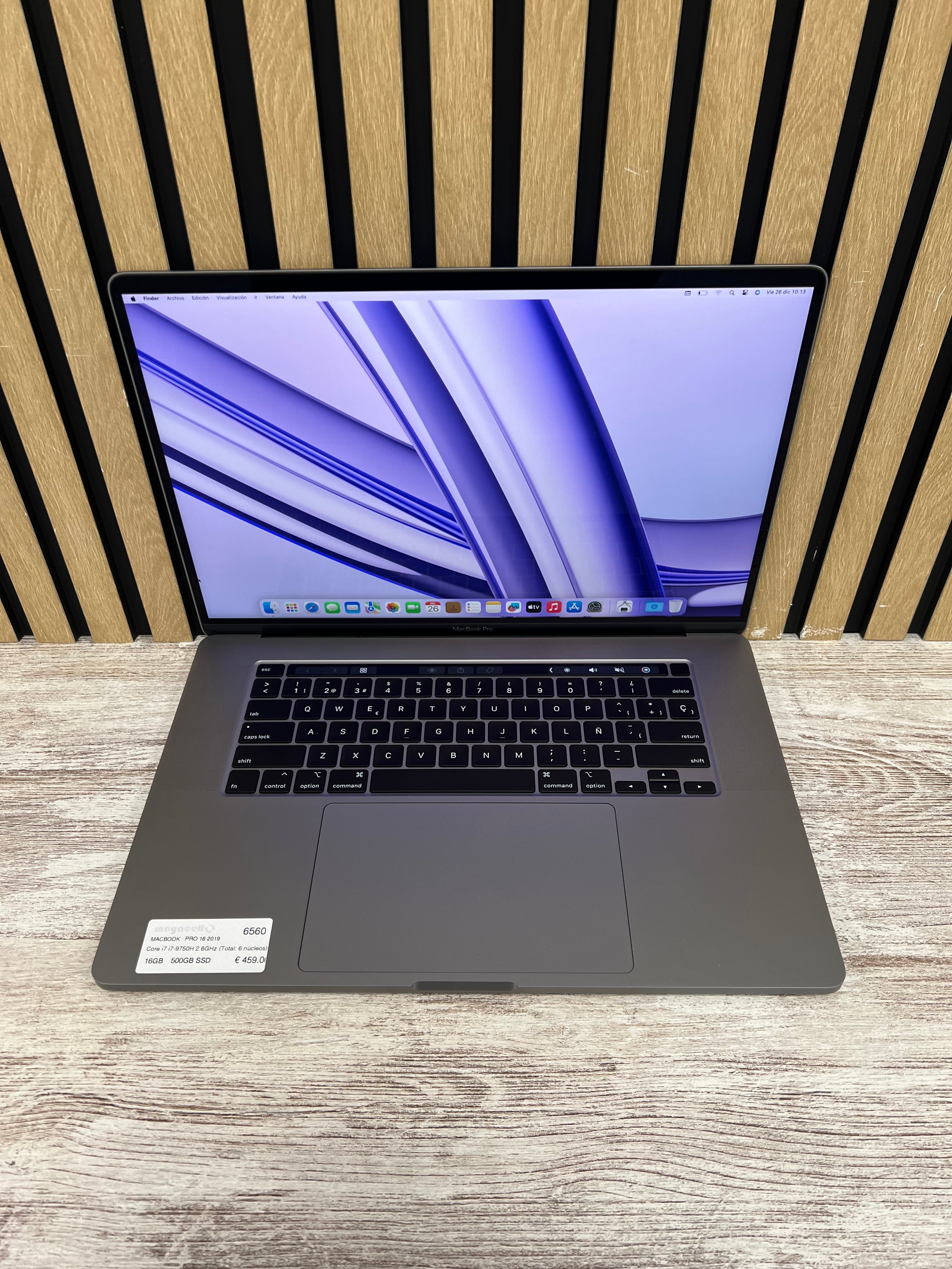 MacBook Pro 16" 2019 i7 16gb 500gb SSD