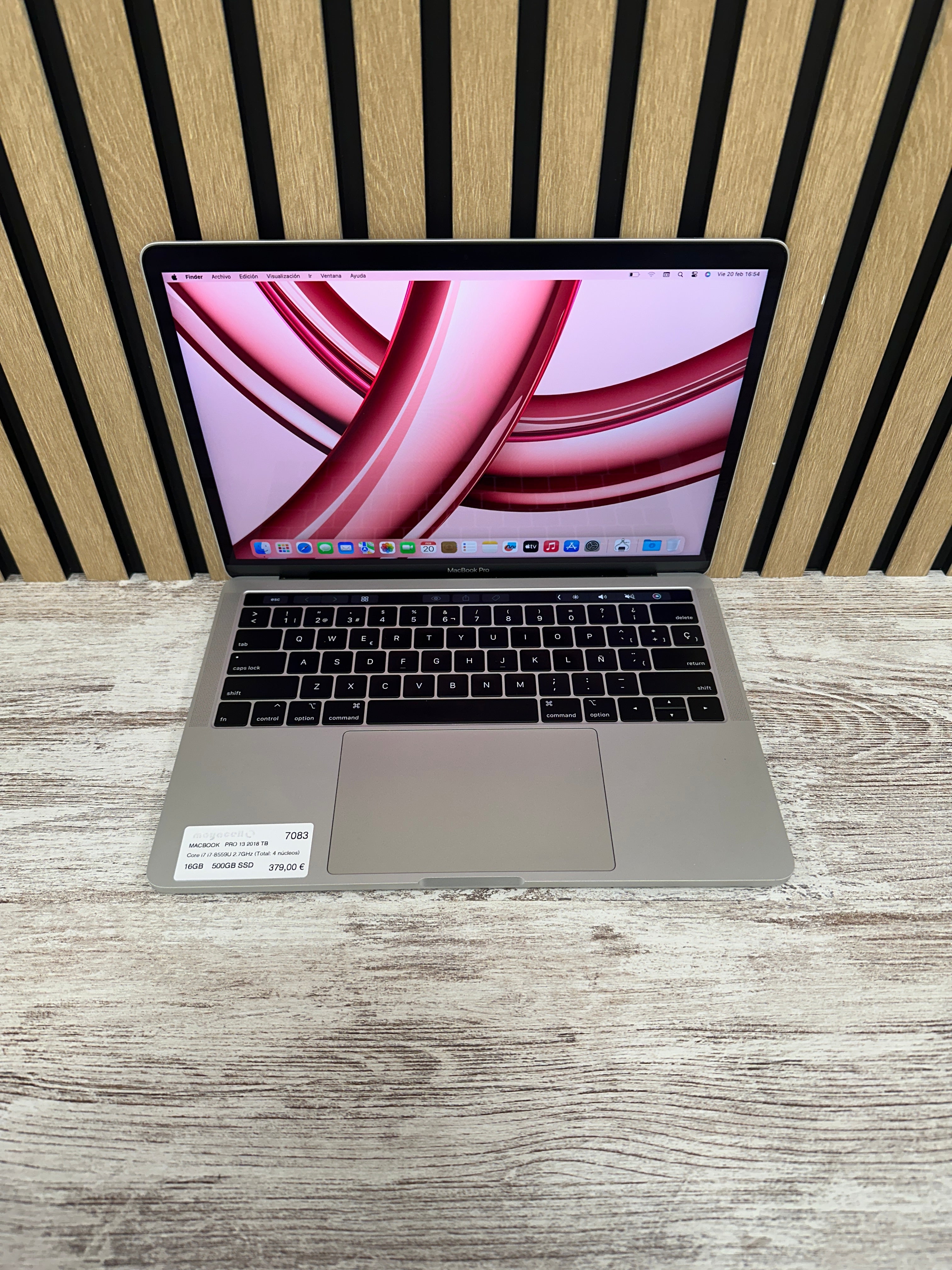 MacBook Pro 13" 2018 TB i7 16gb 500gb SSD - Moyacell