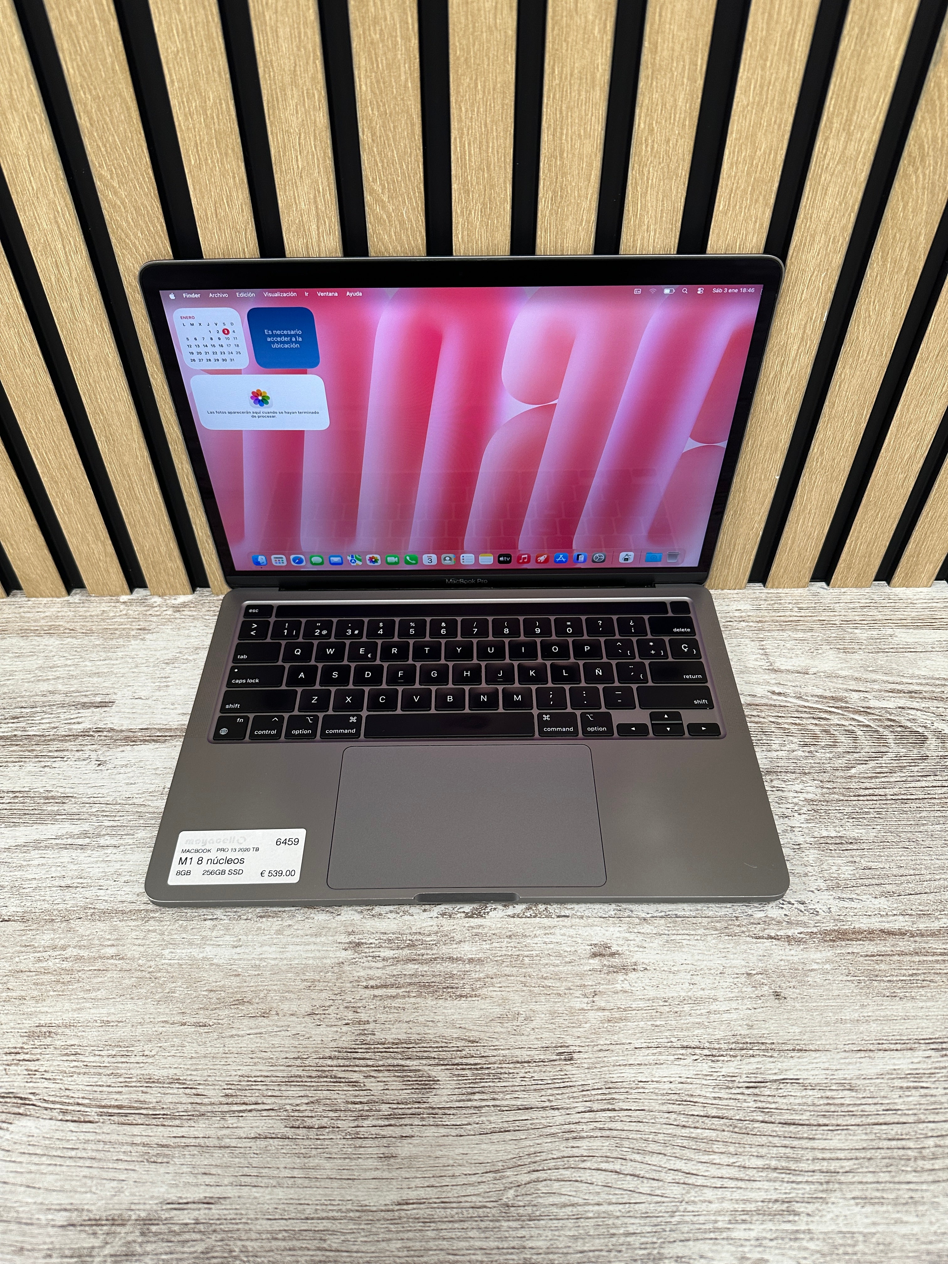MacBook Pro 13" 2020 TB M1 8gb 256gb SSD