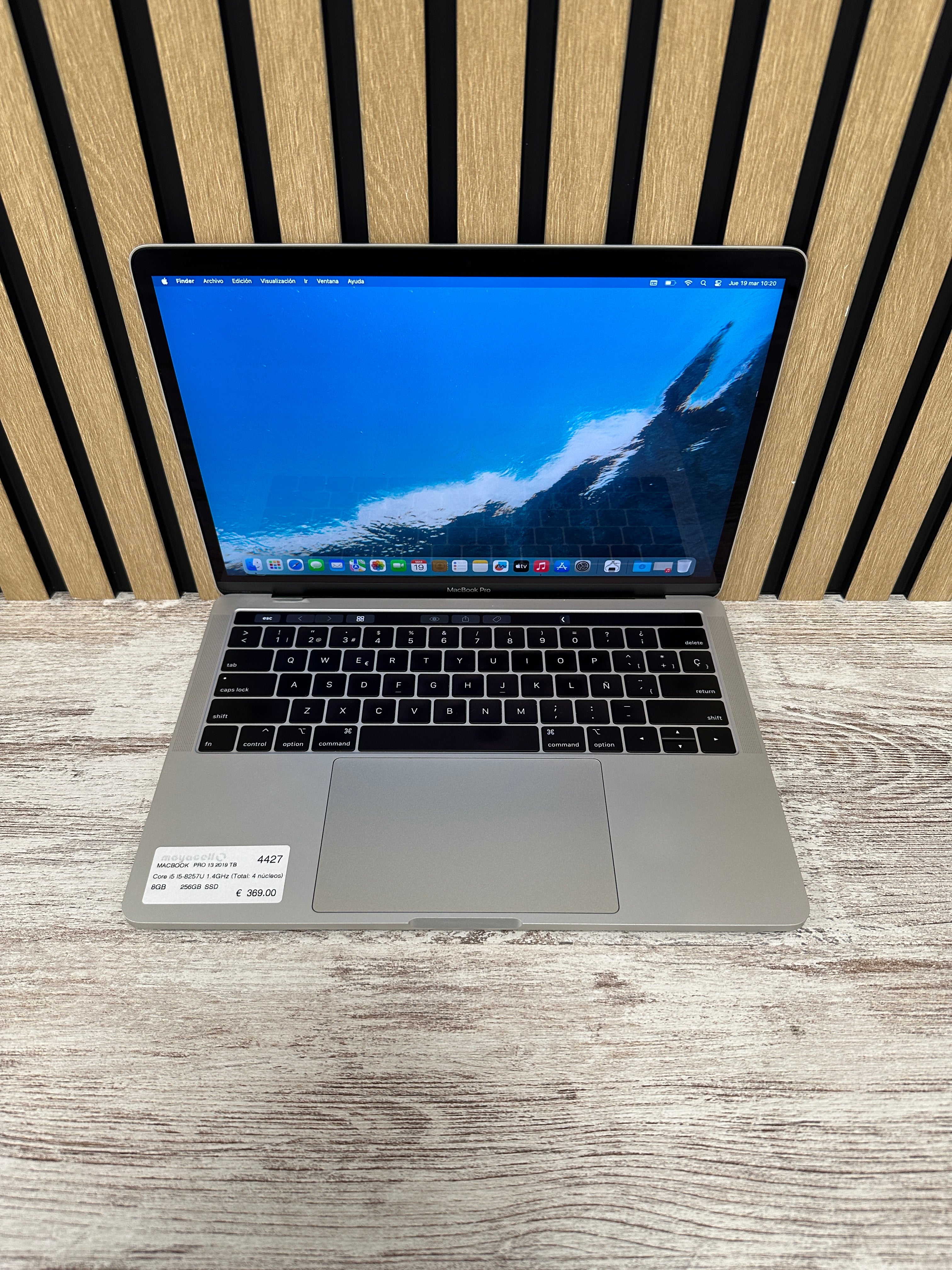 MacBook Pro 13" 2019 TB i5 8gb 256gb SSD
