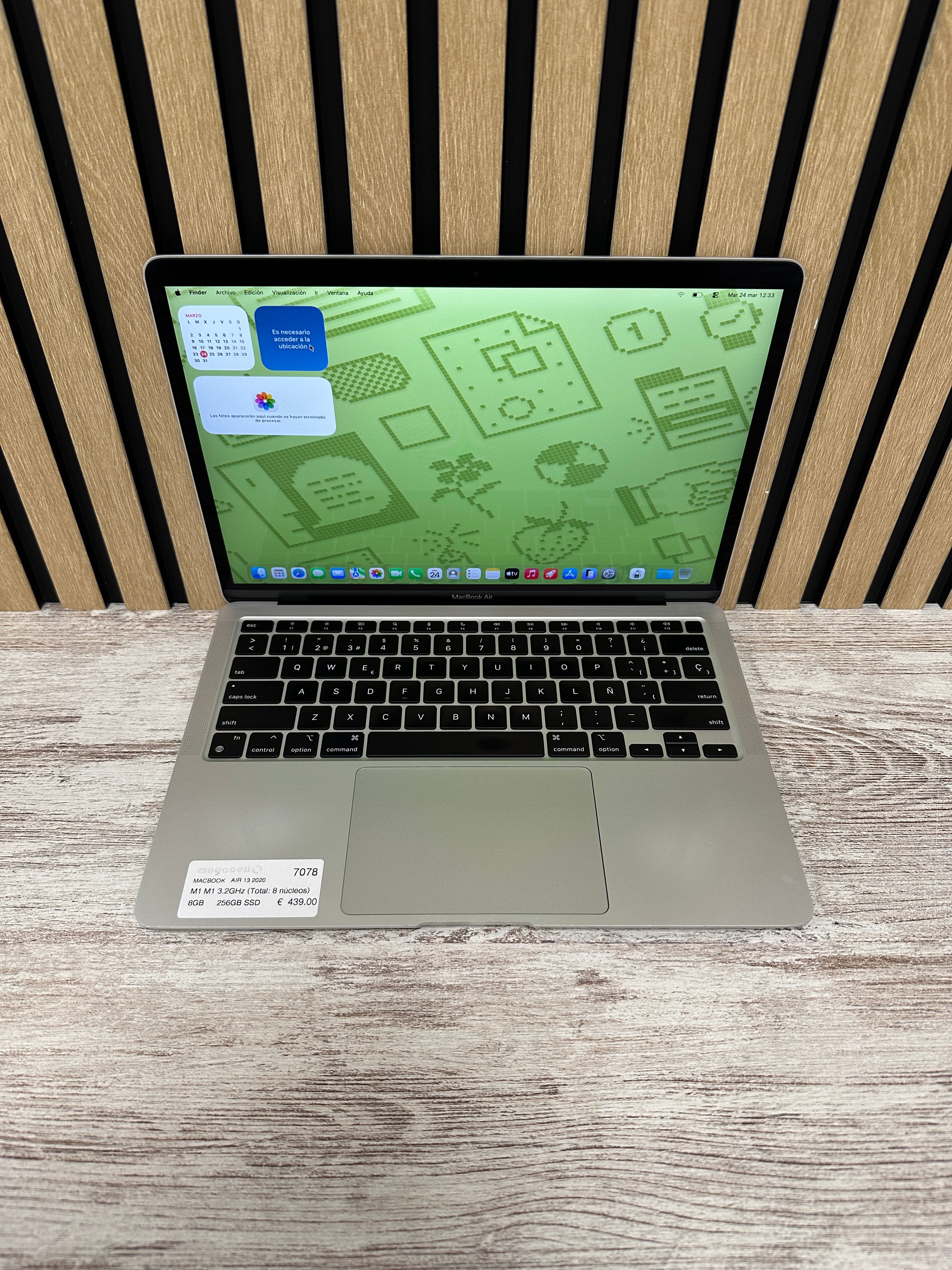 MacBook Air 13" 2020 M1 8gb 256gb SSD