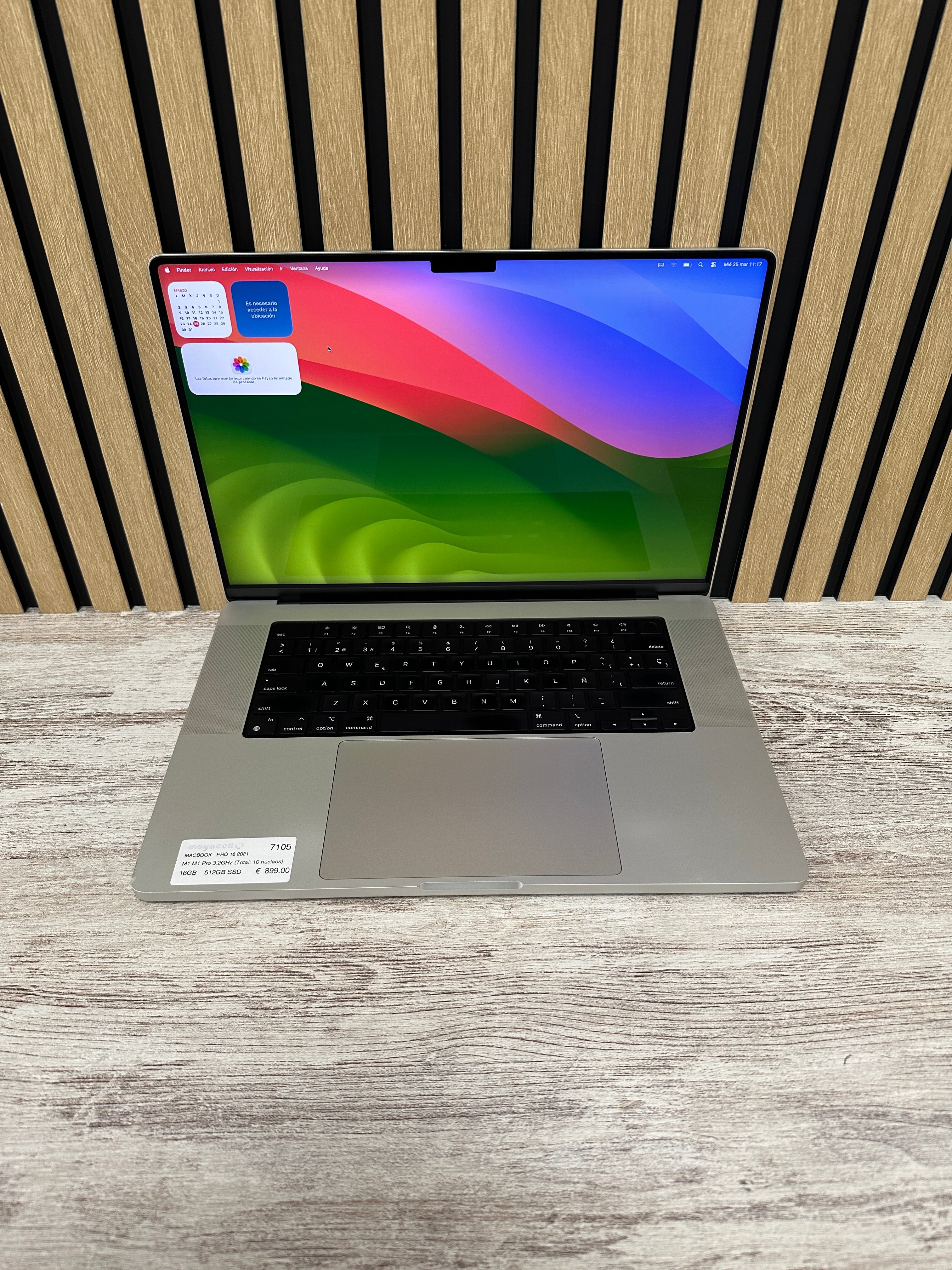 MacBook Pro 16" 2021 M1 PRO 16gb 512gb SSD