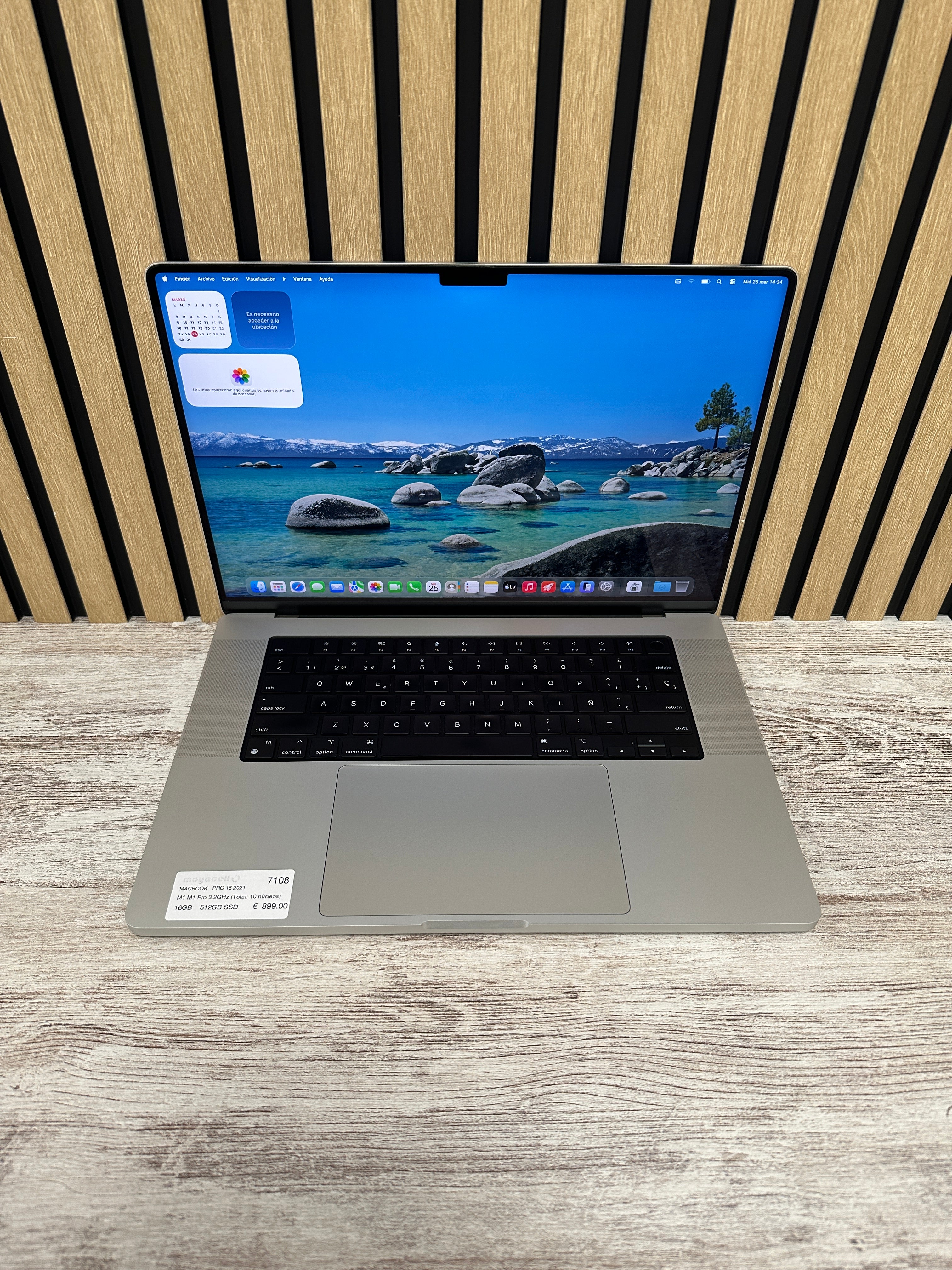 MacBook Pro 16" 2021 M1 PRO 16gb 512gb SSD