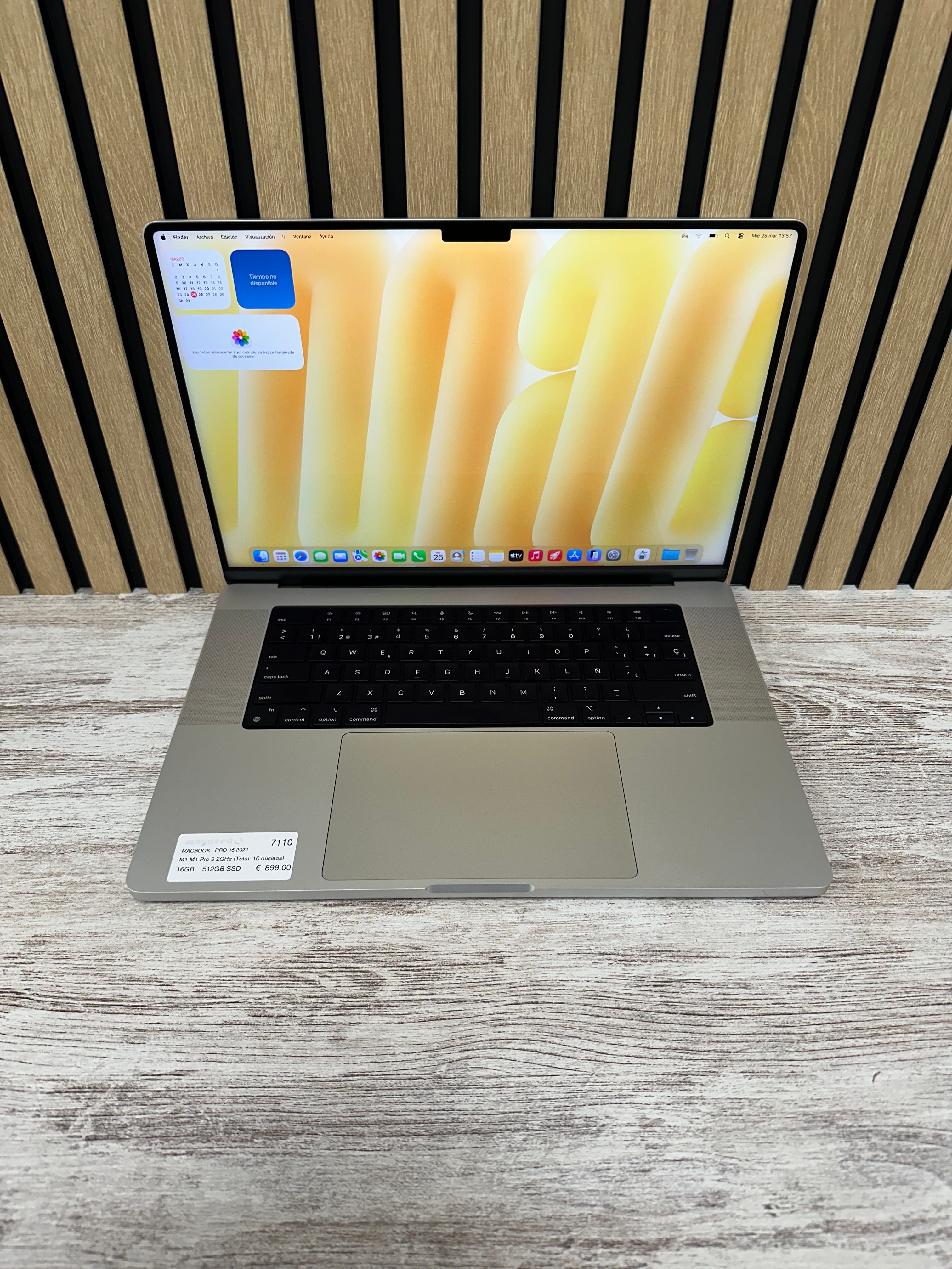 MacBook Pro 16" 2021 M1 PRO 16gb 512gb SSD