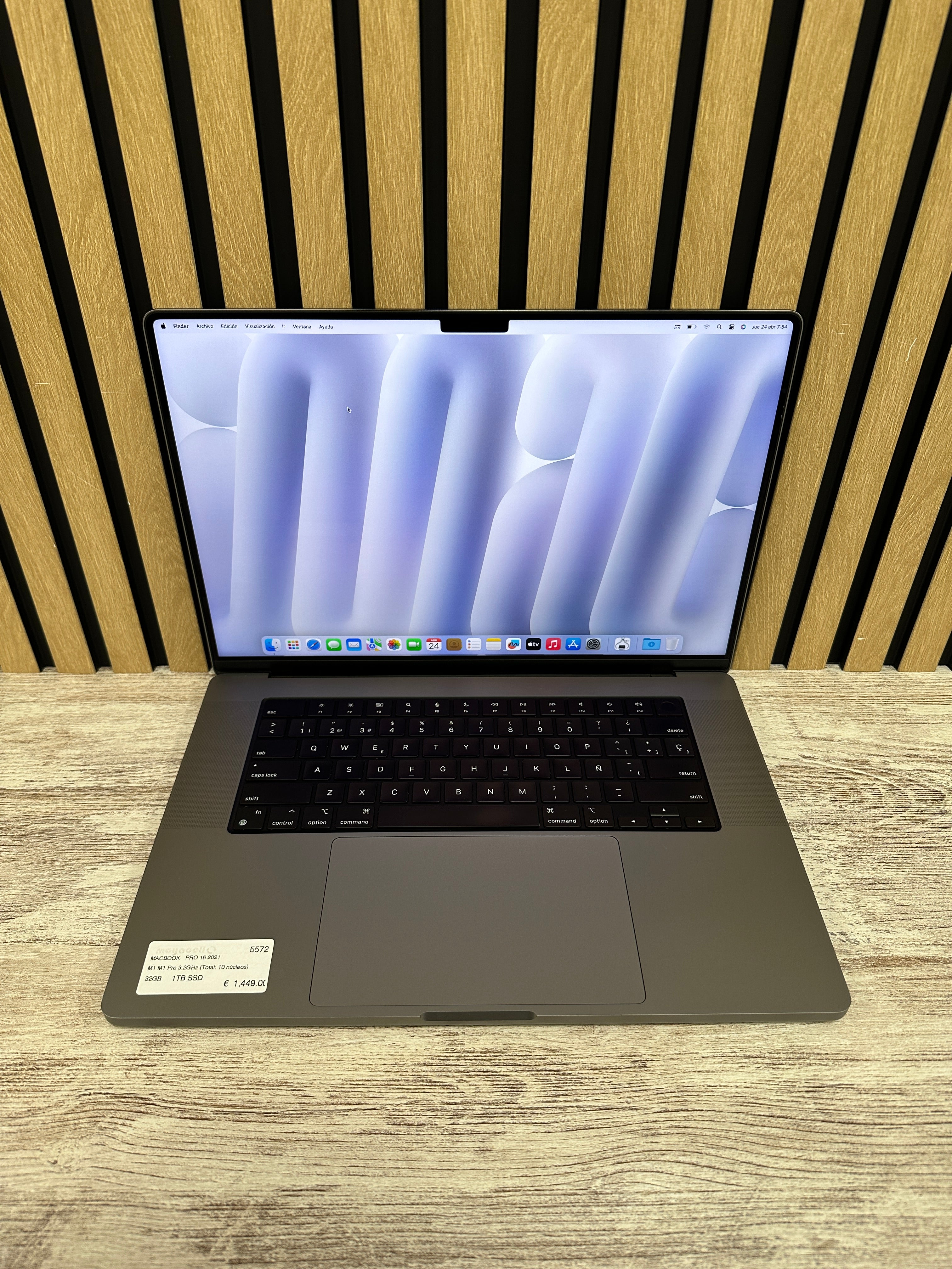 MacBook Pro 16" 2021 M1 PRO 32gb 1tb SSD